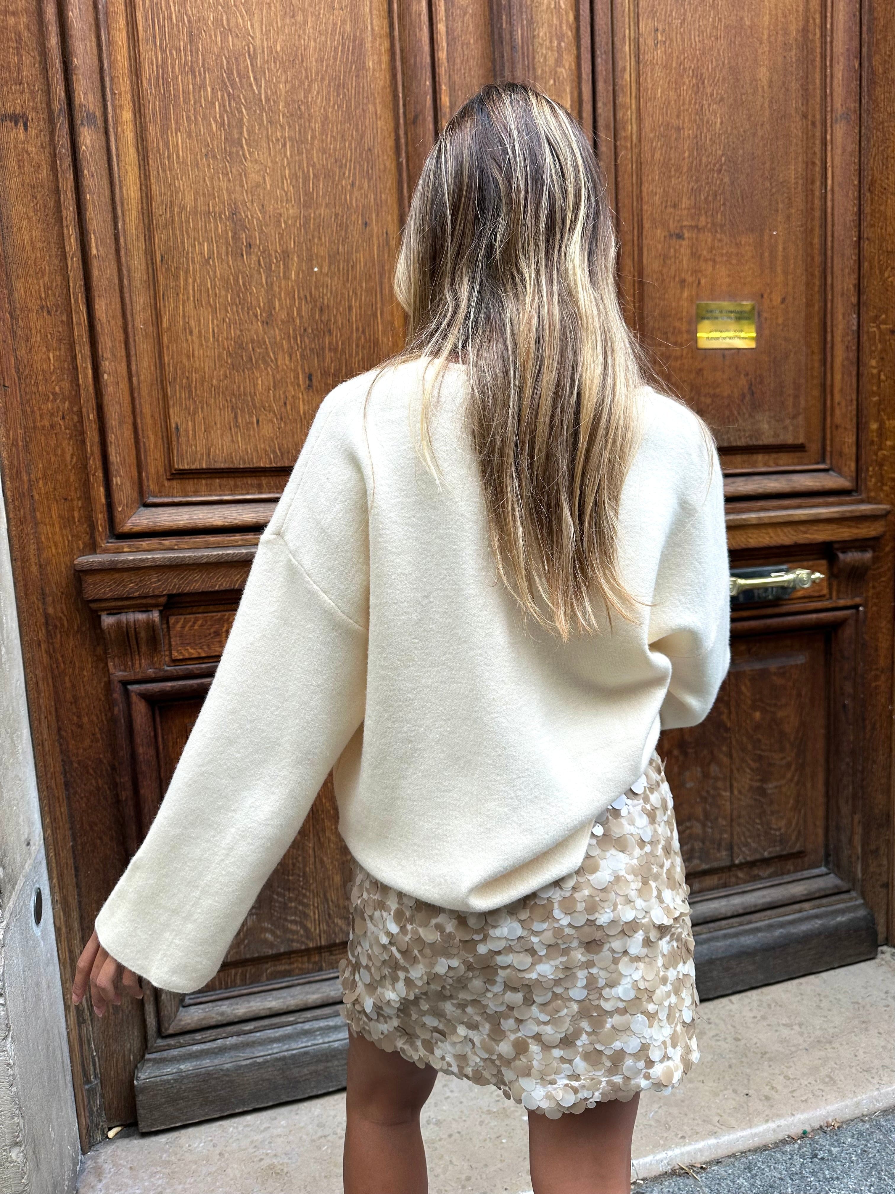 Maurice paris Pull Pull OCEANA blanc