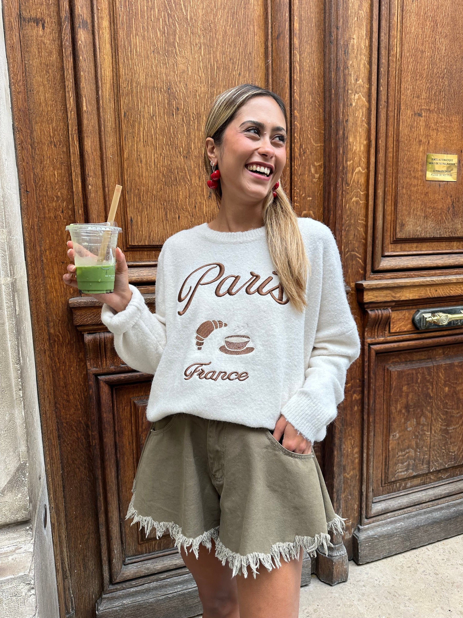 Maurice paris Pull Pull PARIS blanc