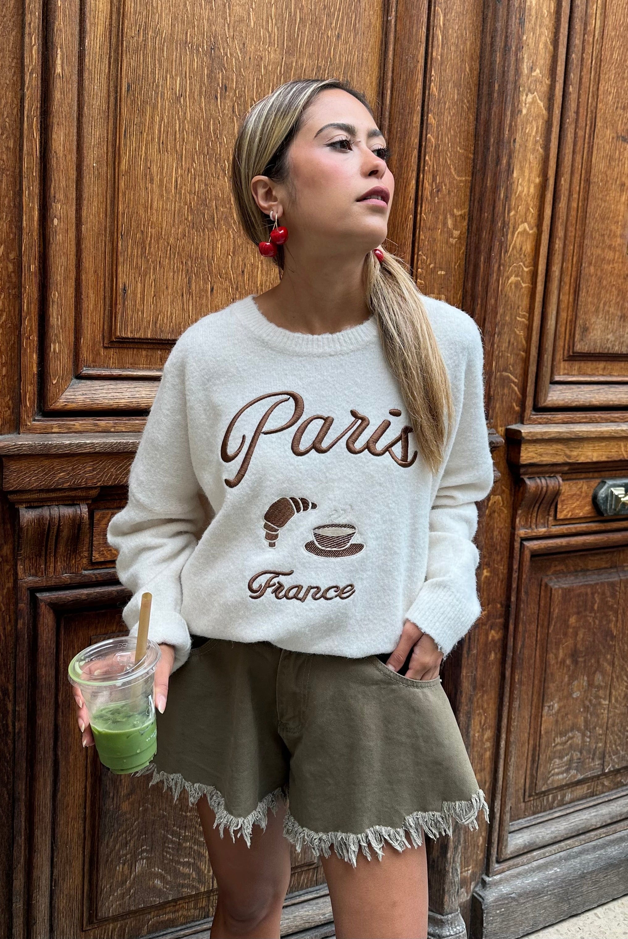 Maurice paris Pull Pull PARIS blanc