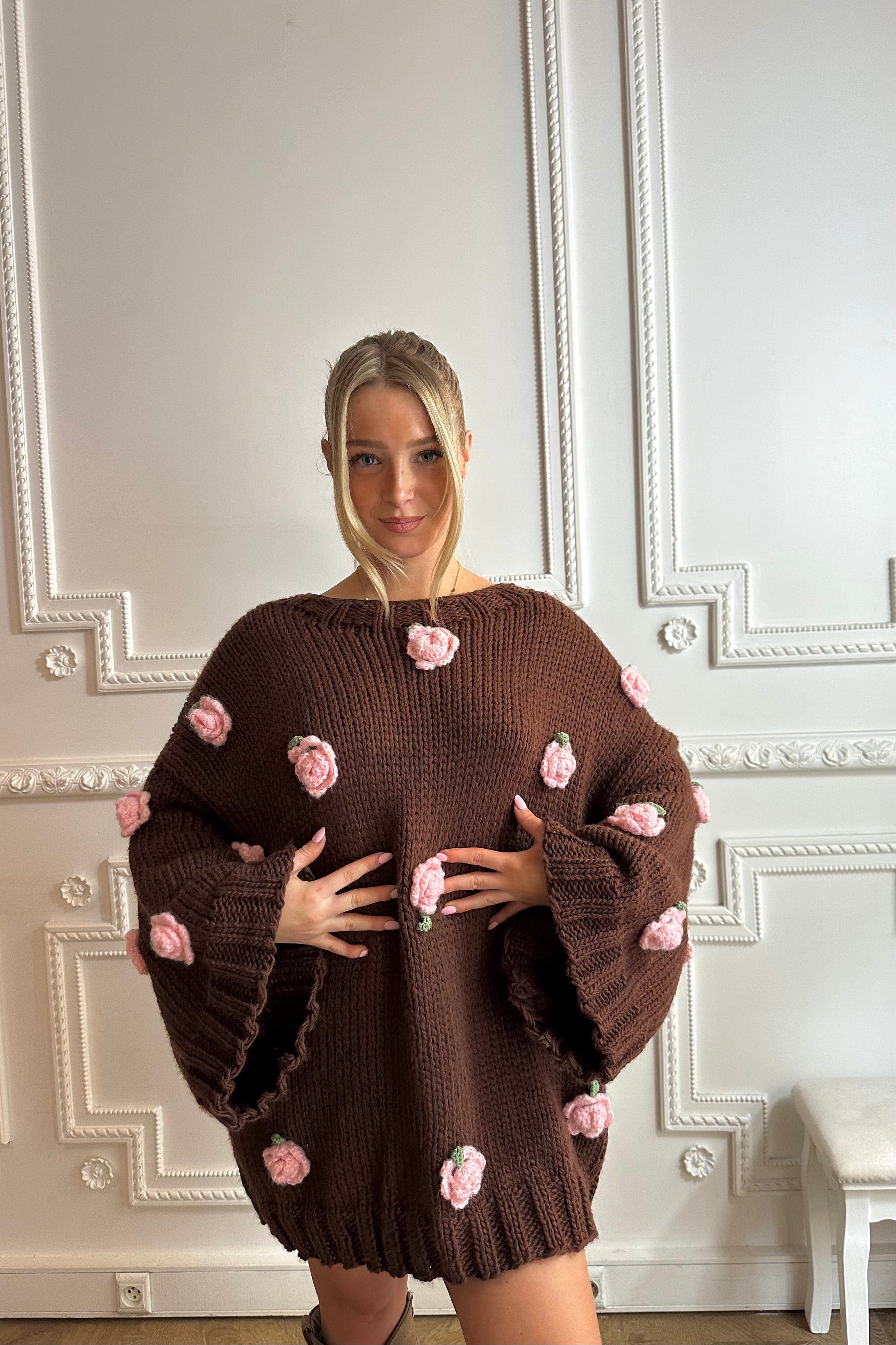 Maurice paris Pull Pull ROSE choco