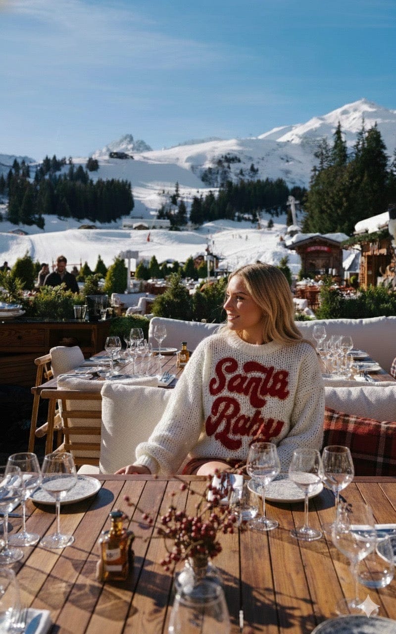 Maurice paris Pull Pull SANTABABY blanc