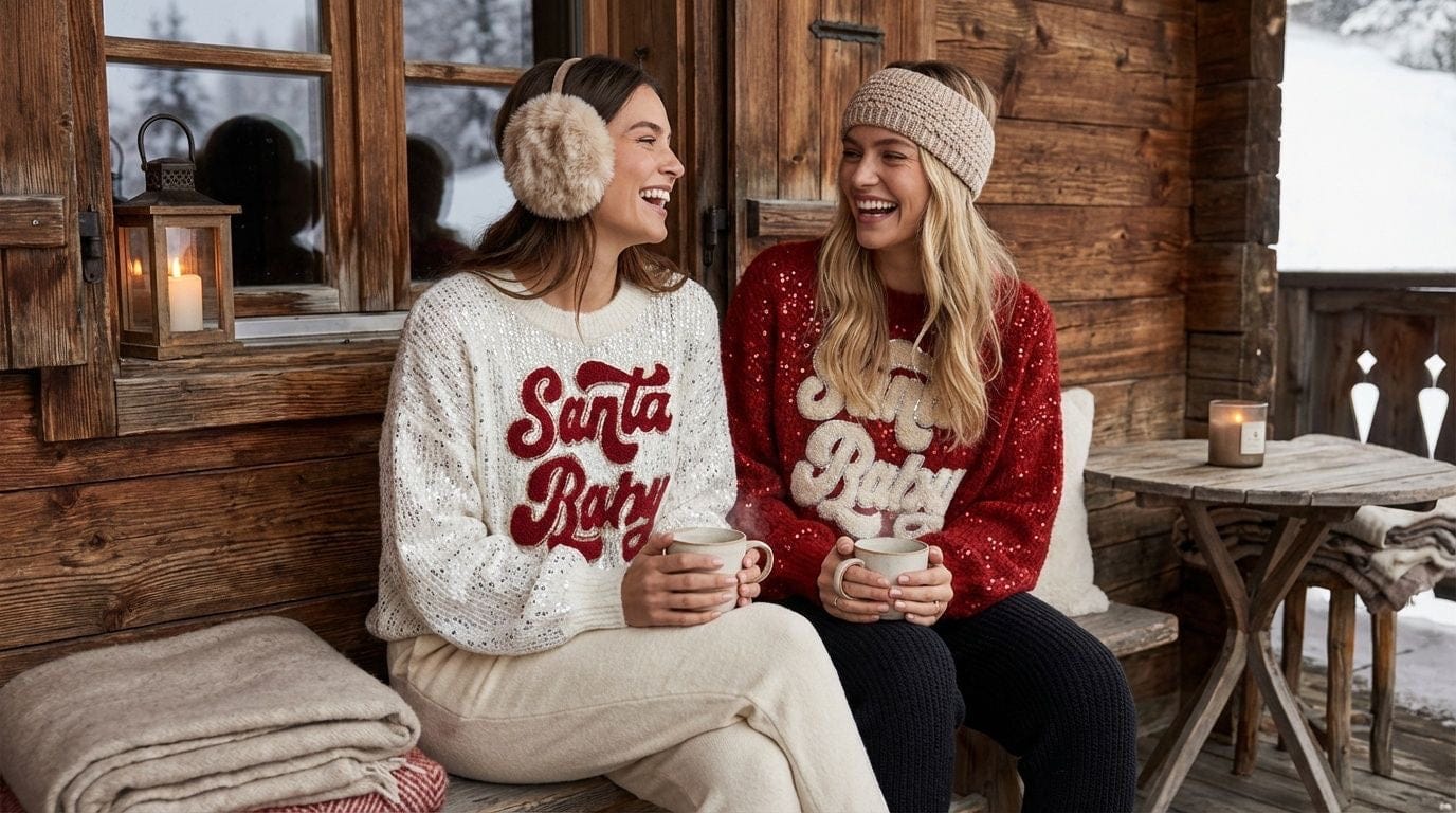 Maurice paris Pull Pull SANTABABY blanc