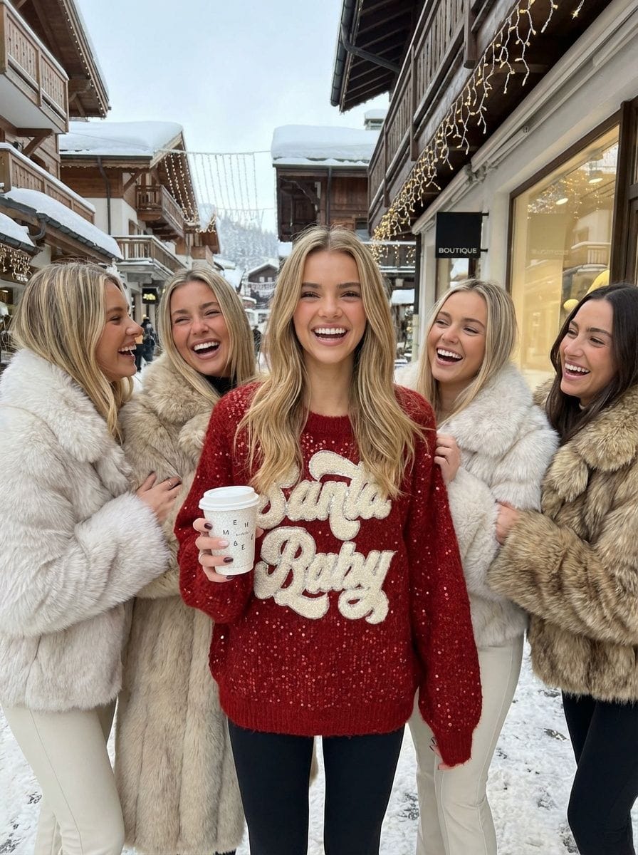 Maurice paris Pull Pull SANTABABY rouge