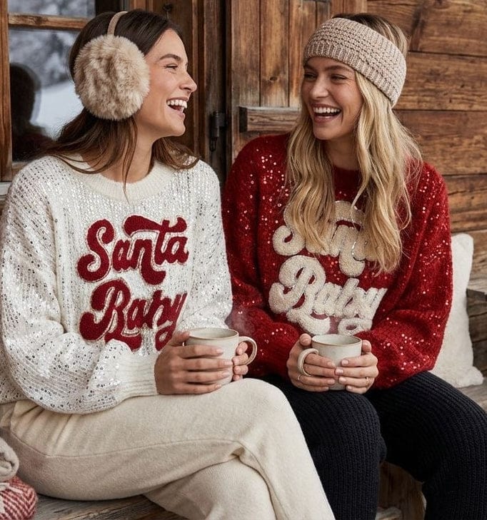 Maurice paris Pull Pull SANTABABY rouge