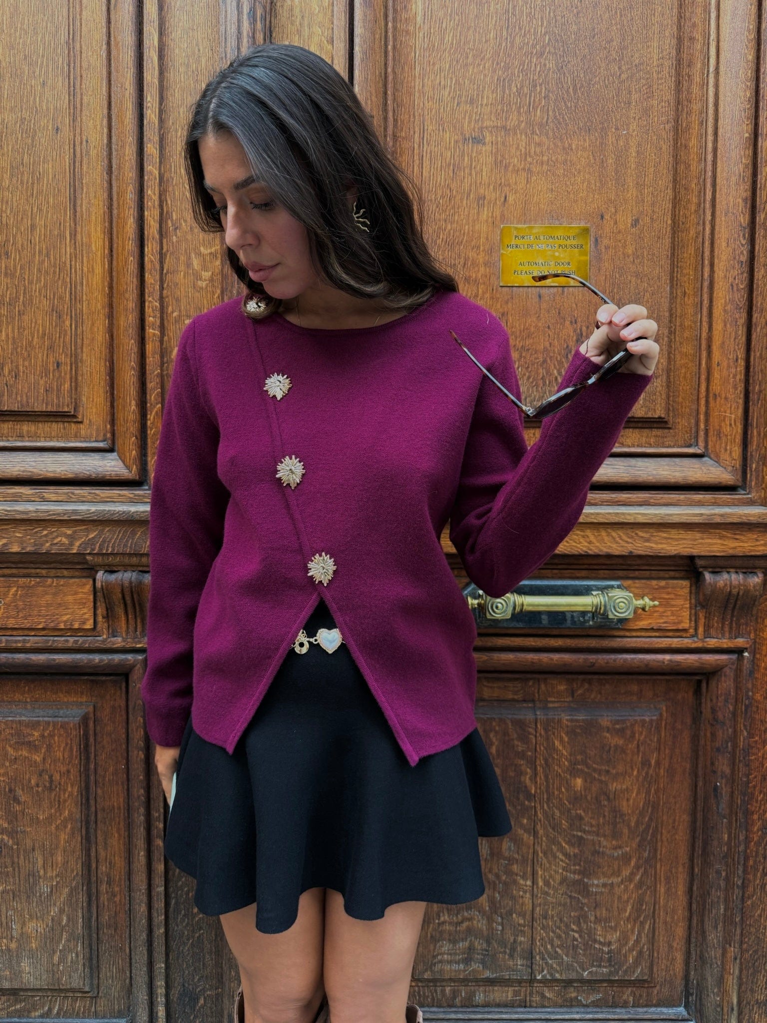 Maurice paris Pull Pull SCARLETT violet