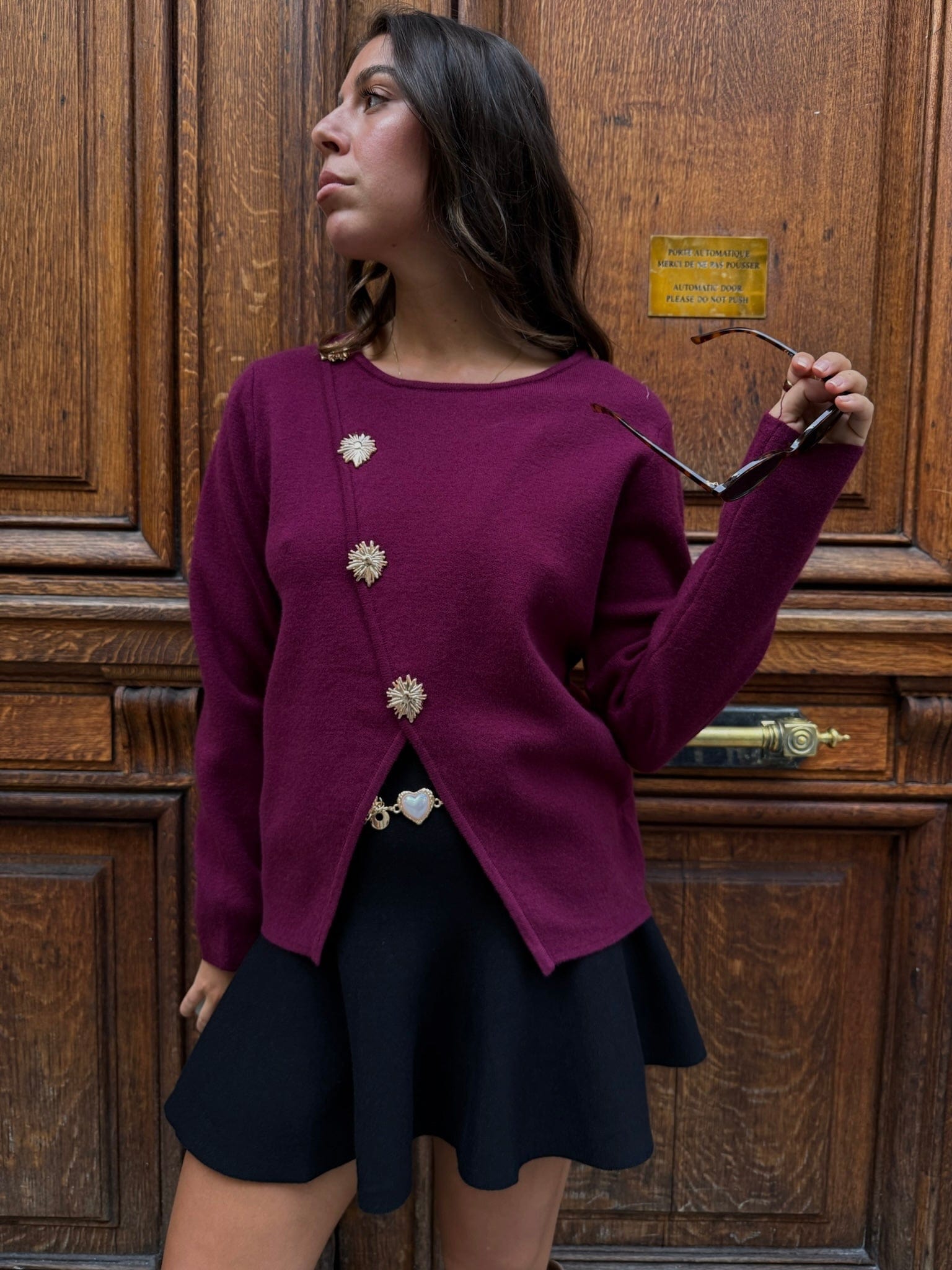 Maurice paris Pull Pull SCARLETT violet