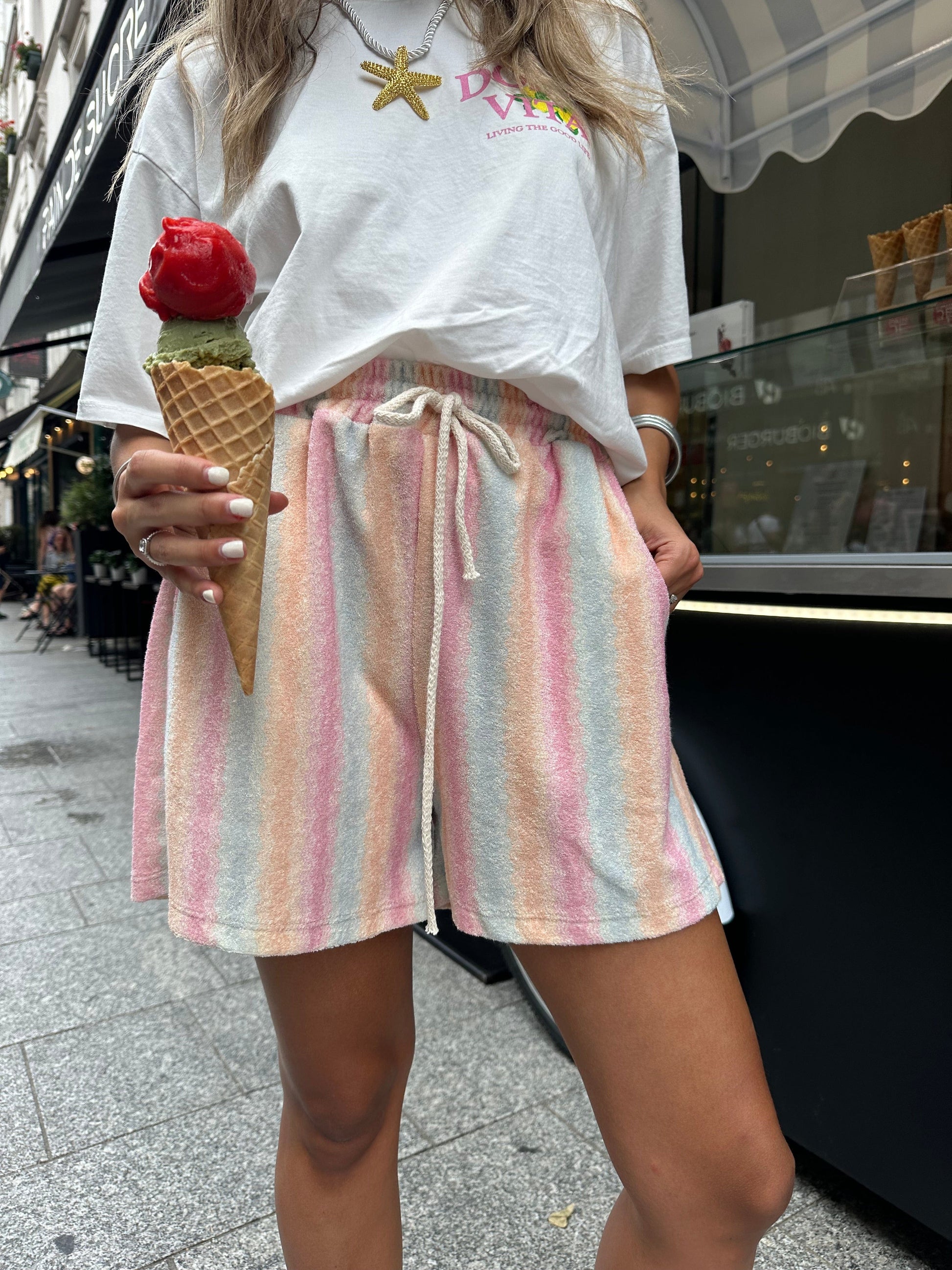 Maurice paris Pull Short ICE-CREAM