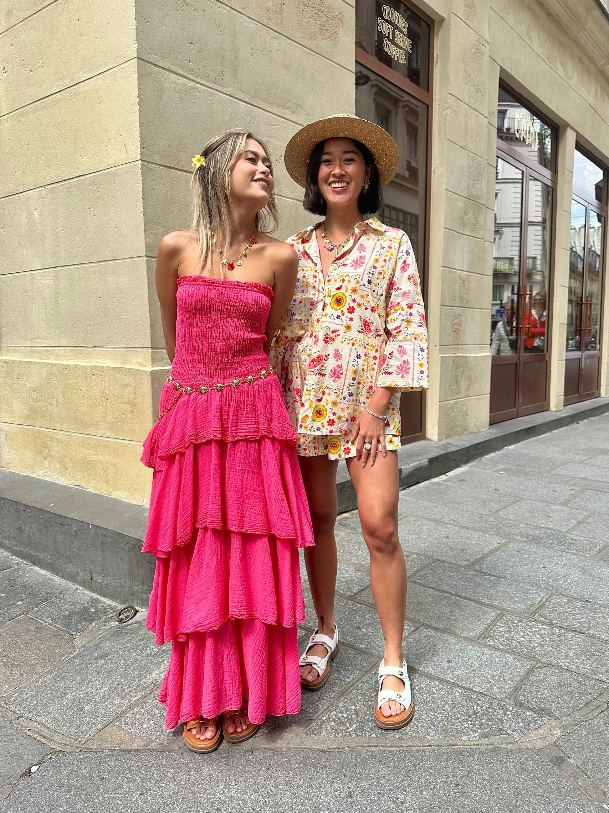 Maurice paris Robe CLAIRE framboise