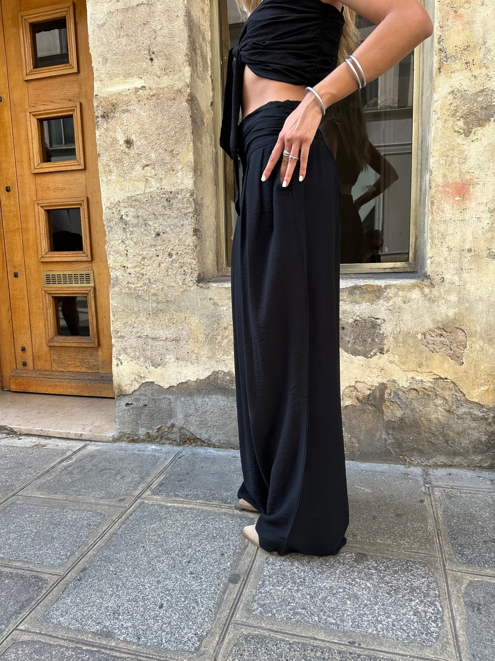 Maurice paris Robe Pantalon BEACH noir