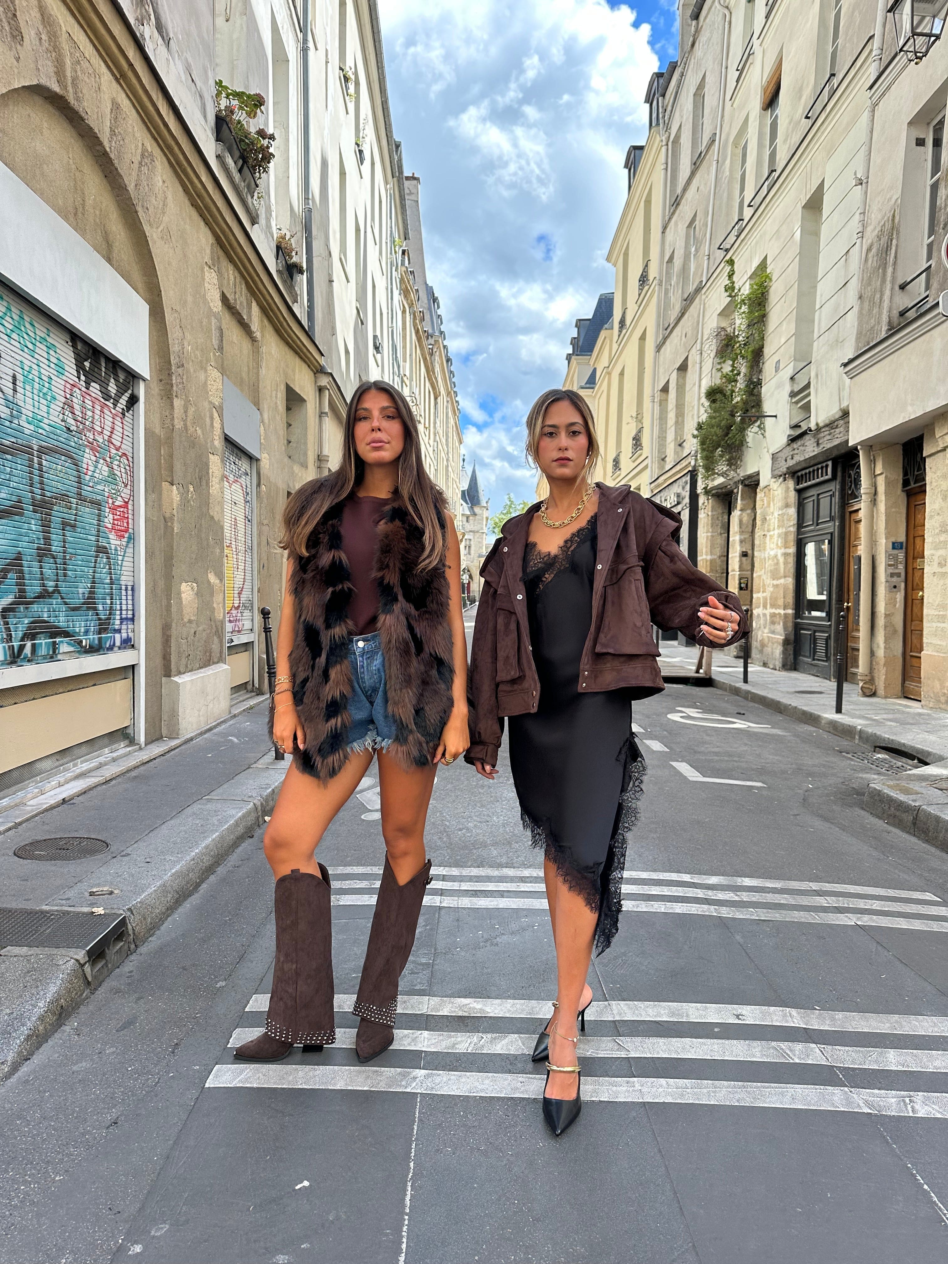 Maurice paris Robe Robe asymétrique KENDALL noire