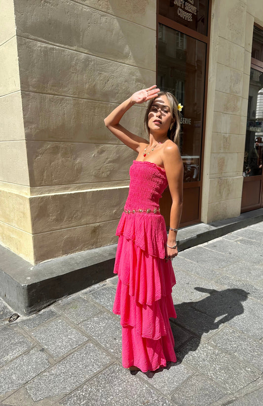 Maurice paris Robe Robe CLAIRE framboise