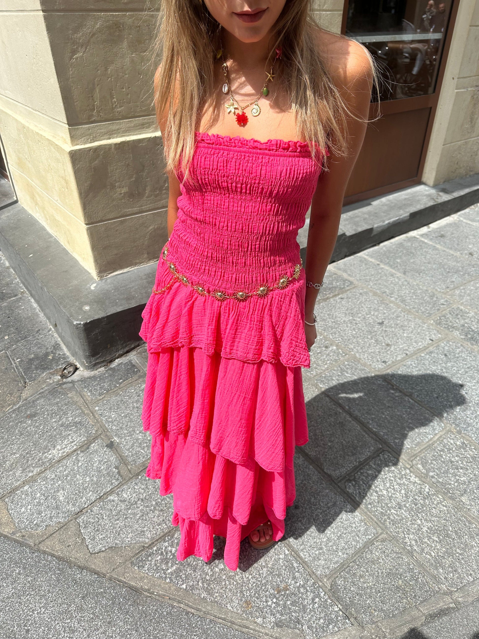 Maurice paris Robe Robe CLAIRE framboise