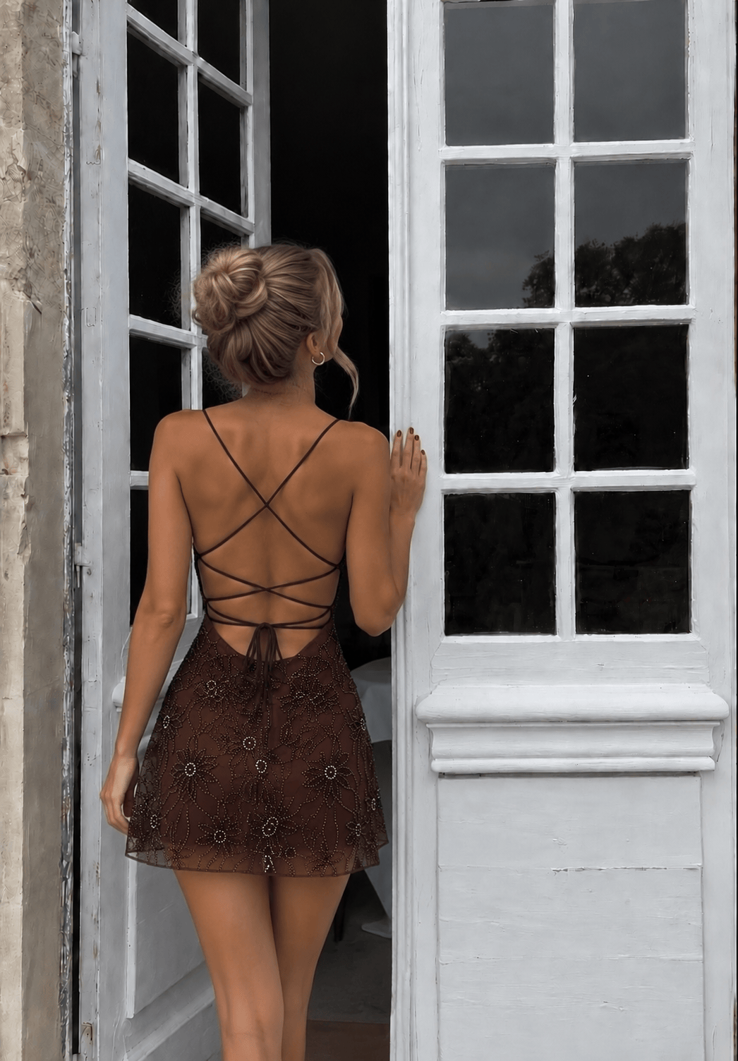 Maurice paris Robe Robe INA marron