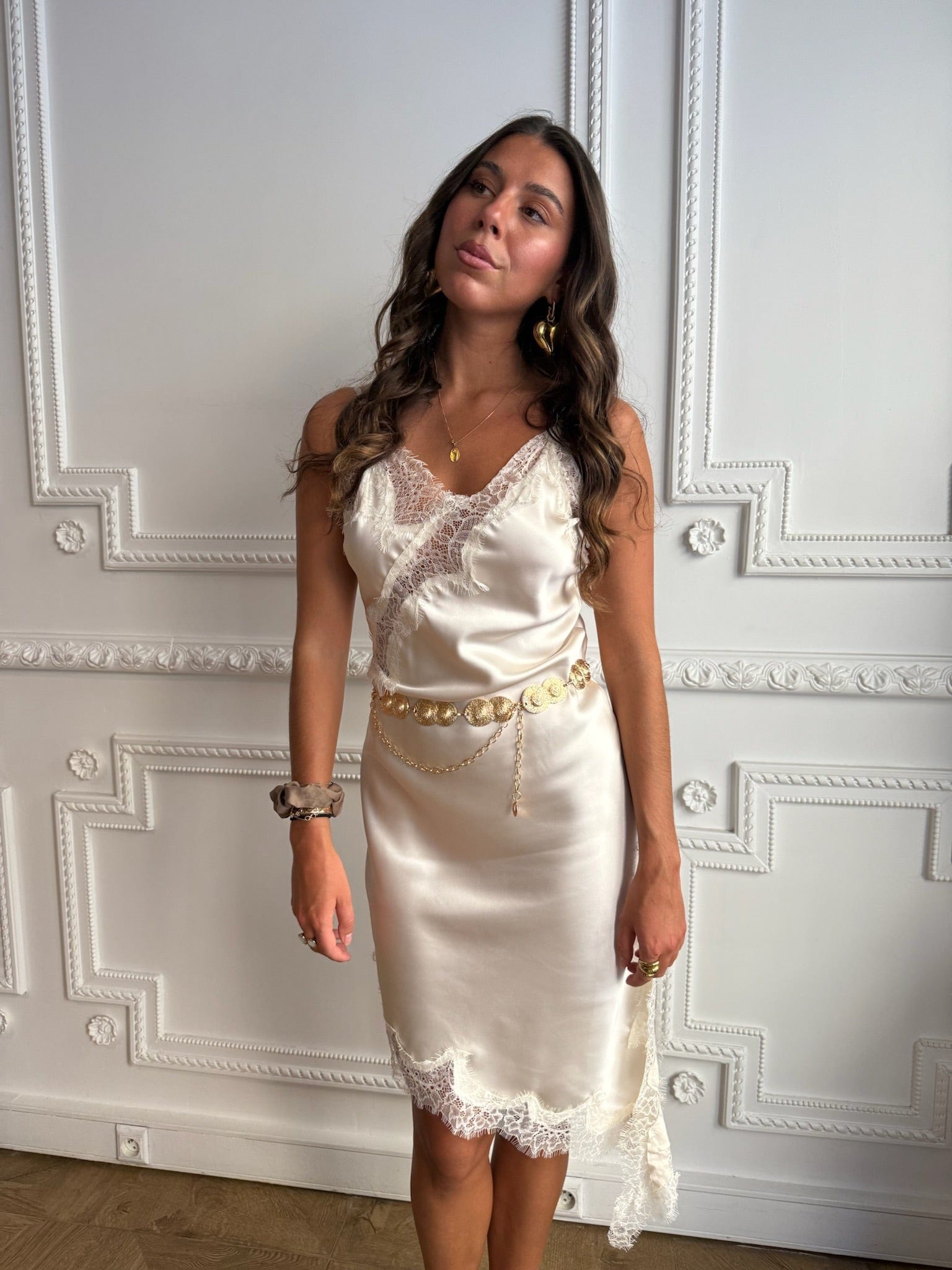 Maurice paris Robe Robe KENDALL blanche