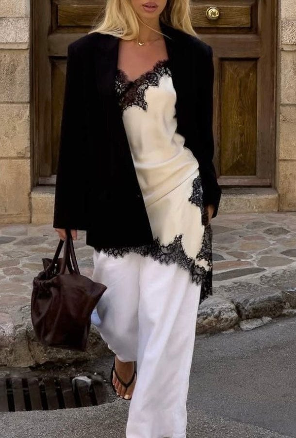 Maurice paris Robe Robe KENDALL blanche/noire