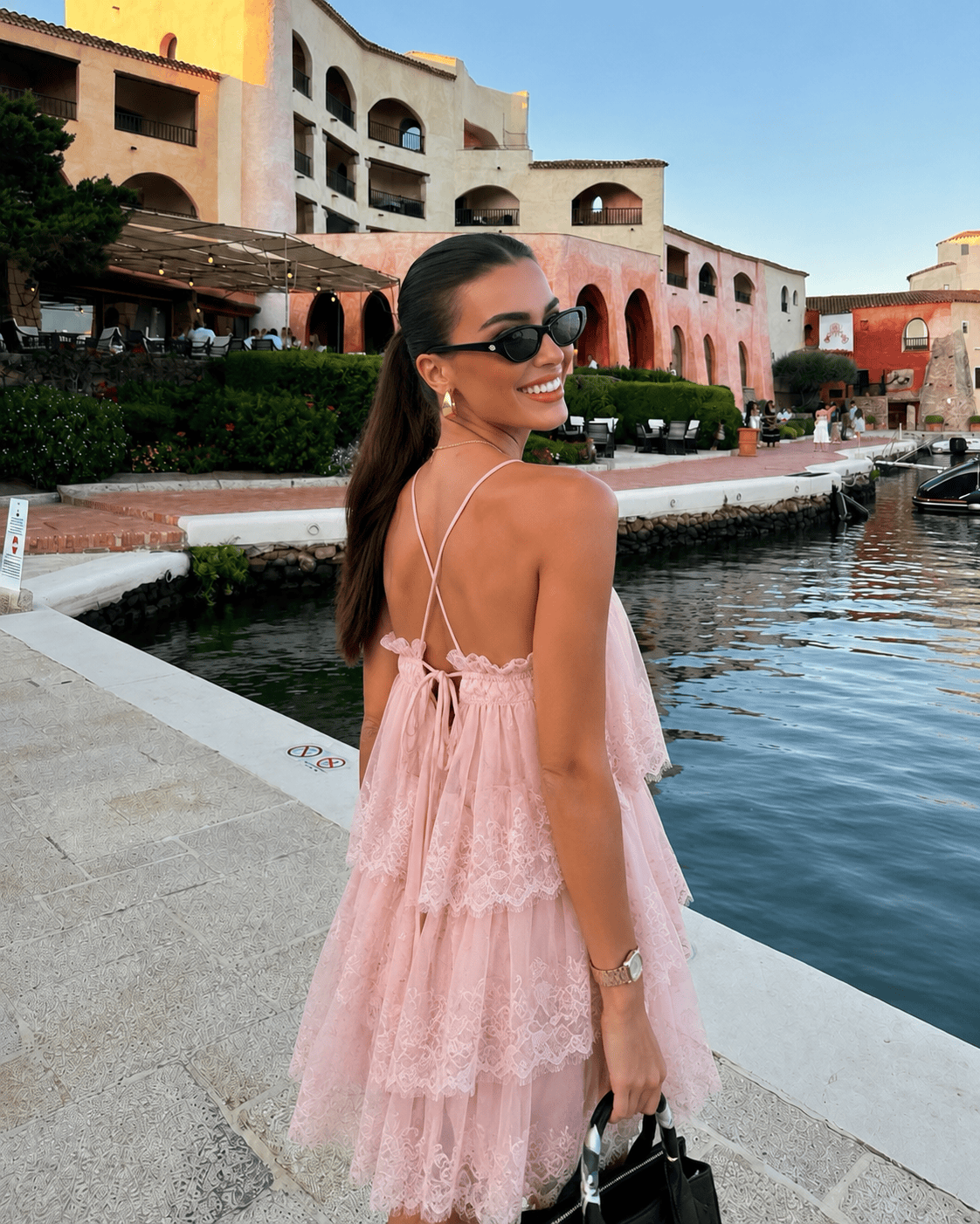 Maurice paris Robe Robe LUNA rose