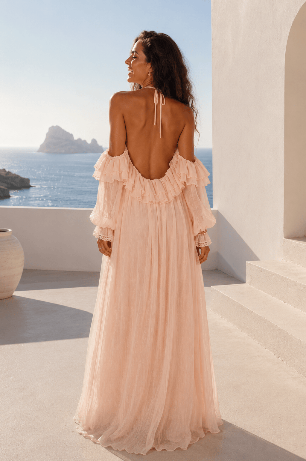 Maurice paris Robe Robe MAYORKA rose