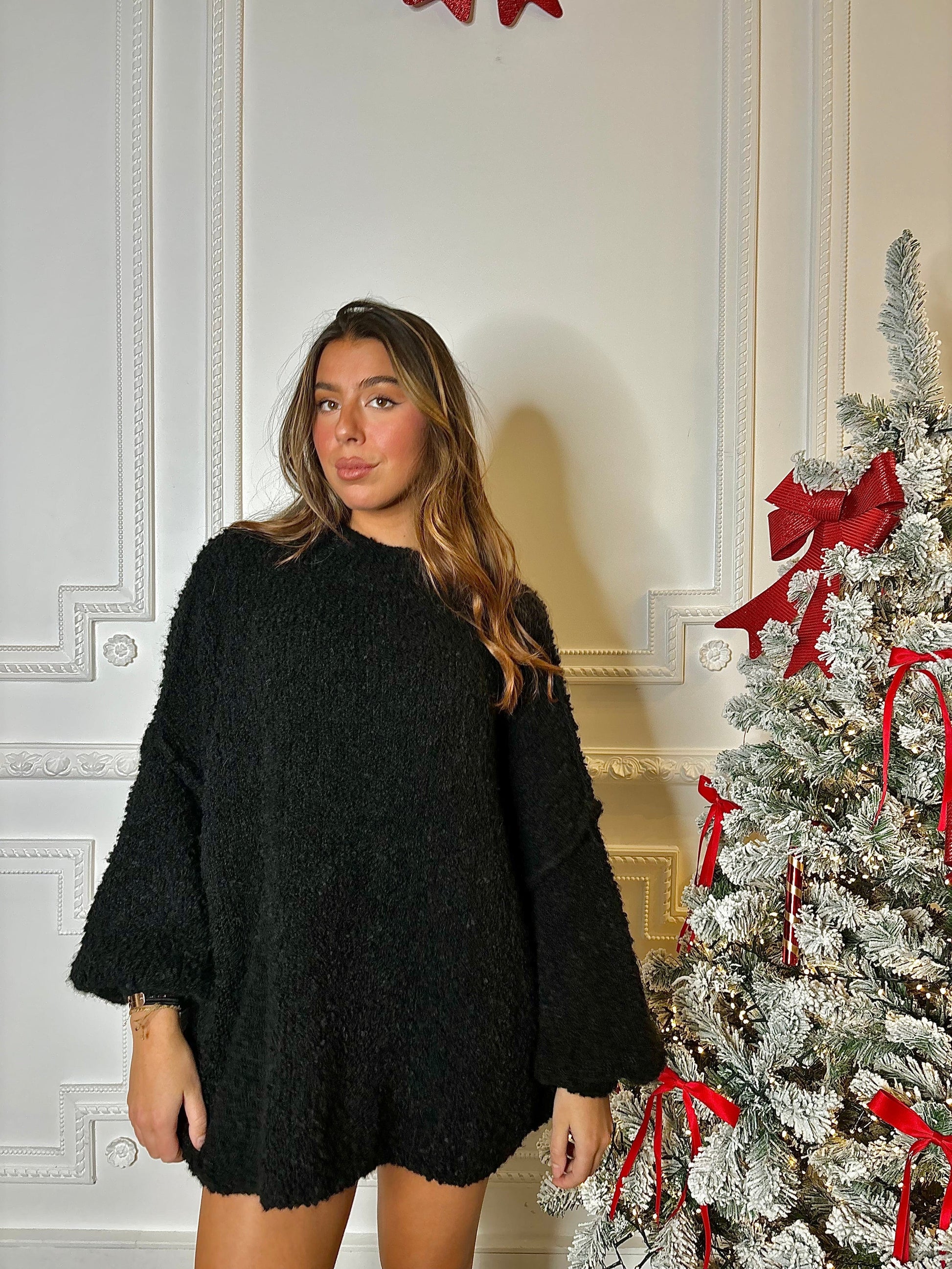 Maurice paris Robe Robe pull ROMÉO noir