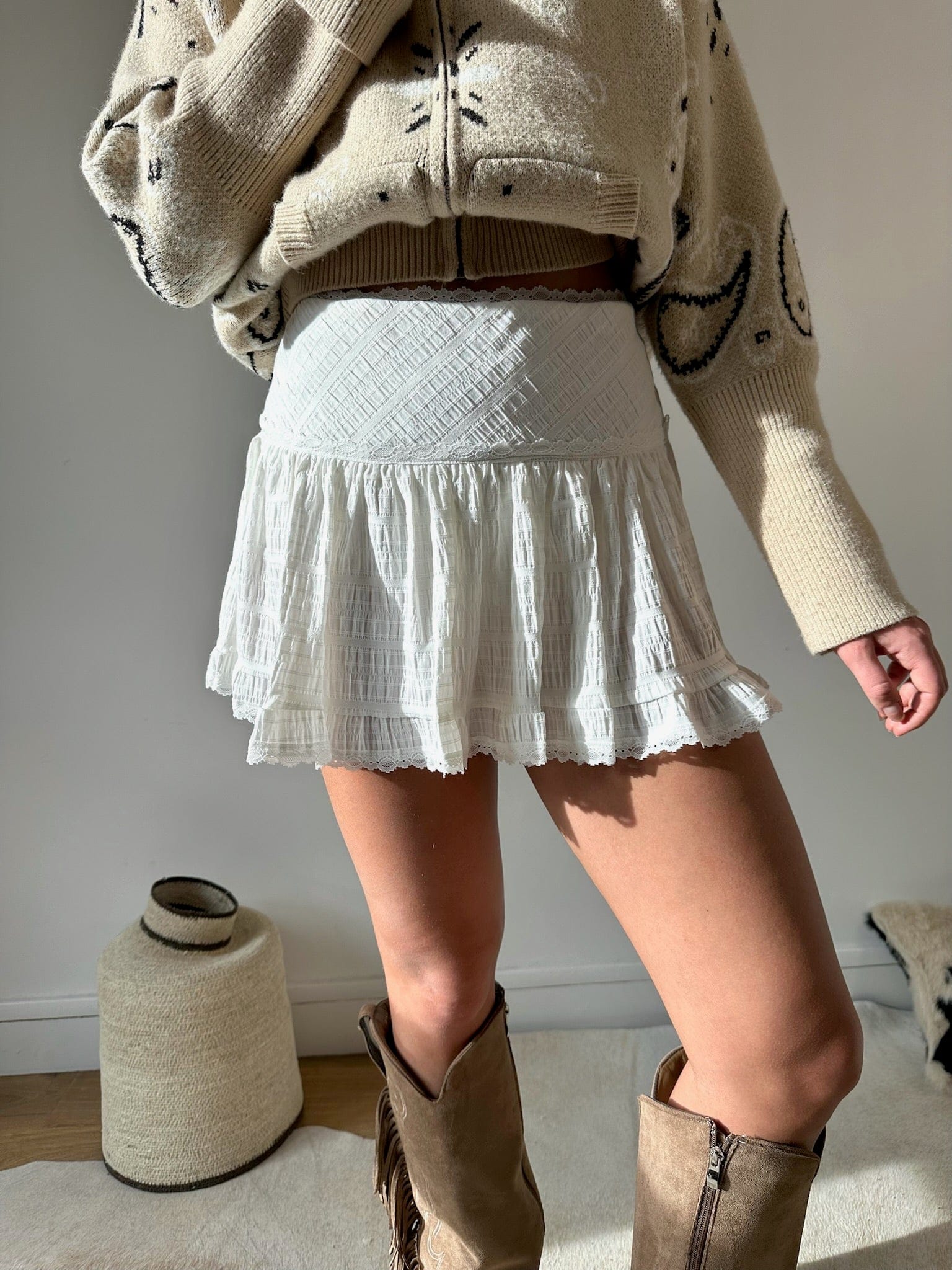 Maurice paris Short Jupe PRIRIE