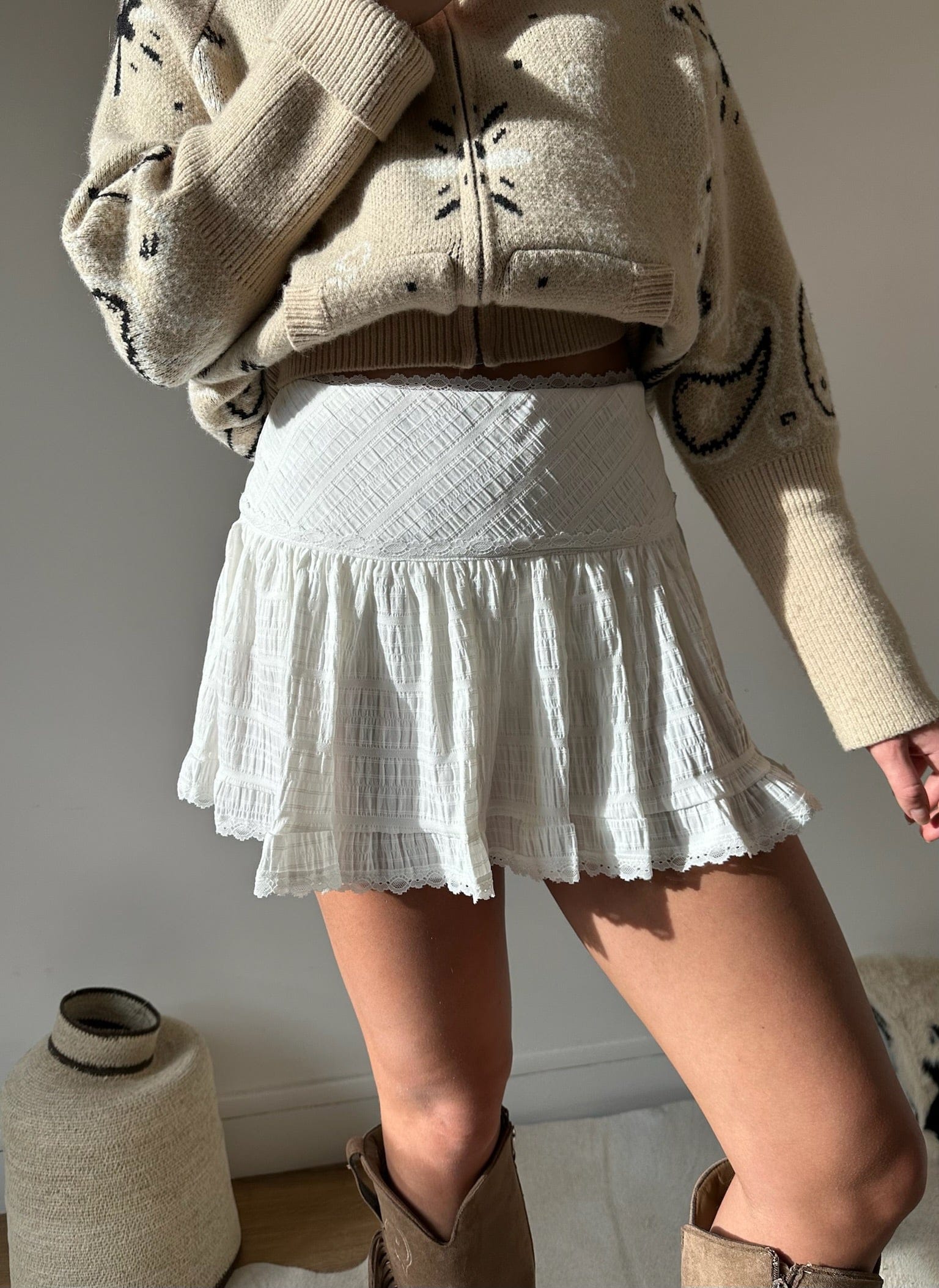 Maurice paris Short Jupe PRIRIE