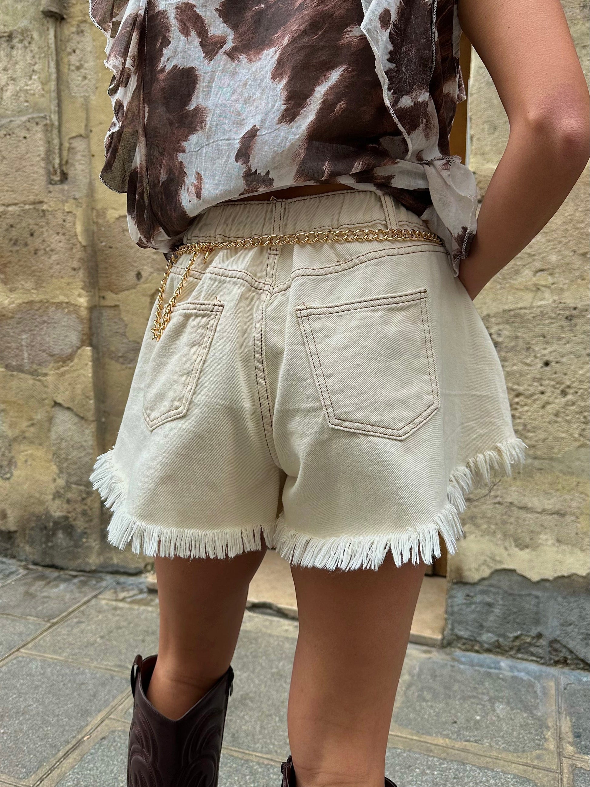 Maurice paris Short Short IRIS beige