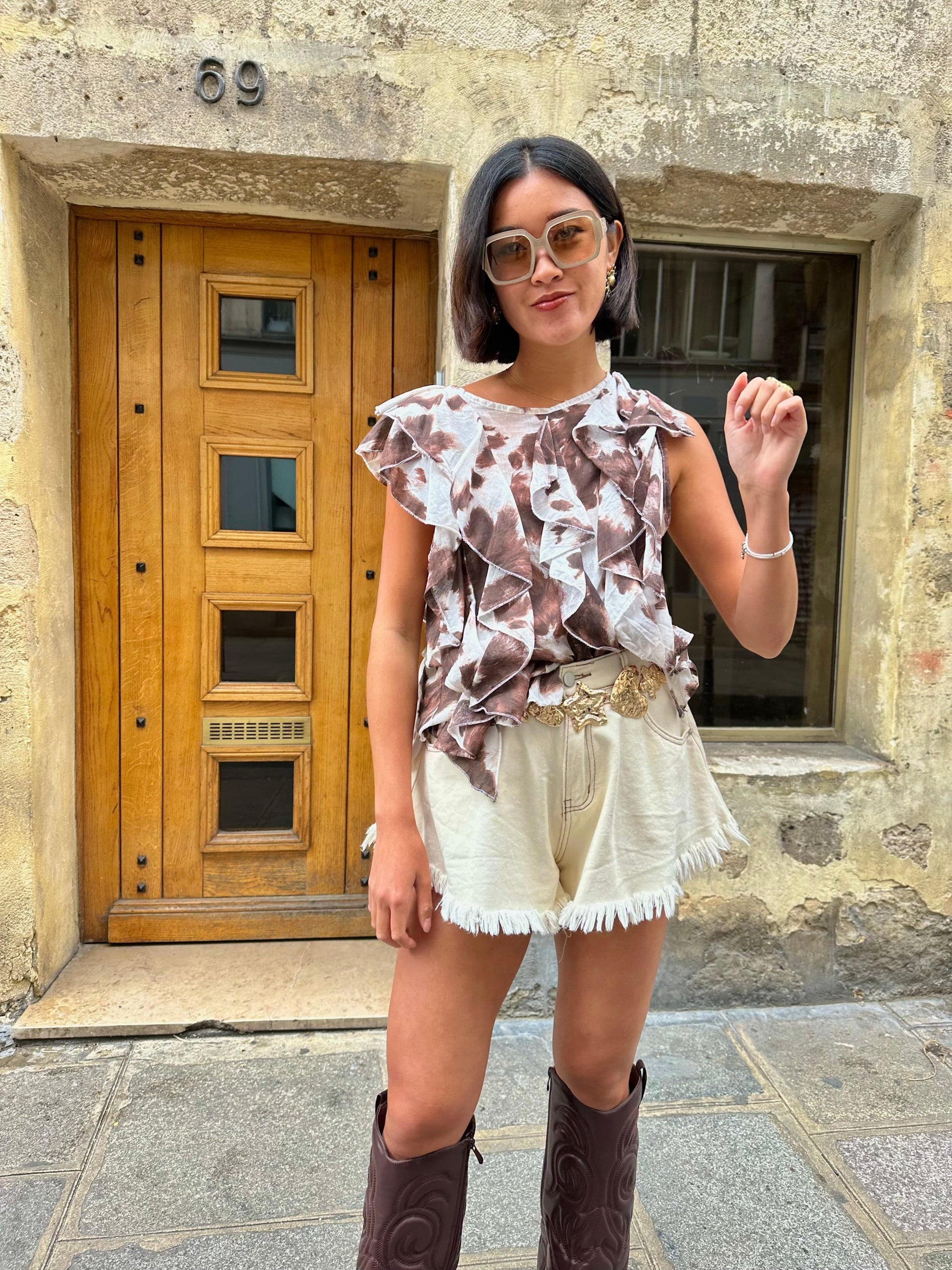 Maurice paris Short Short IRIS beige