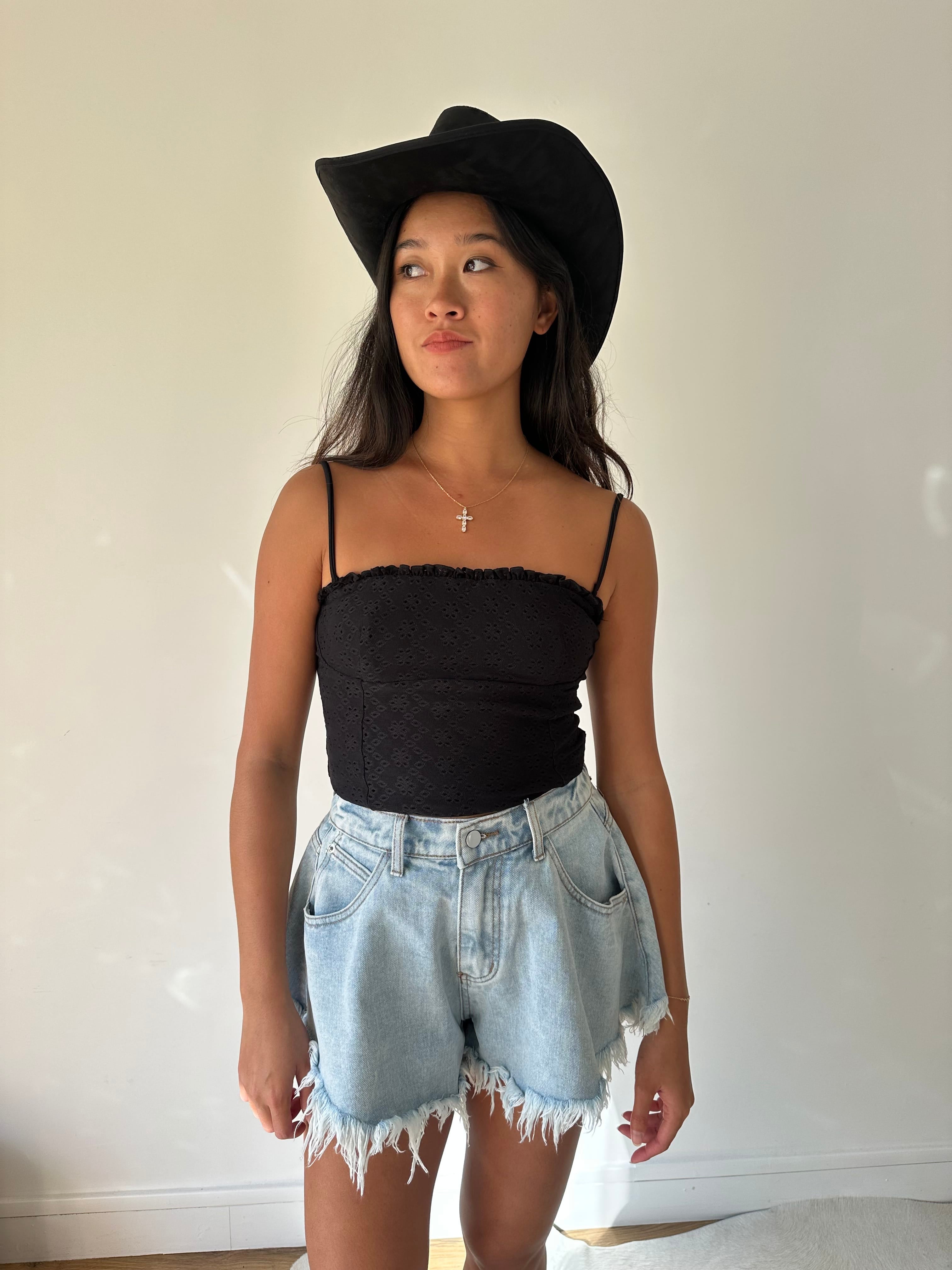 Maurice paris Short Short IRIS bleu ciel