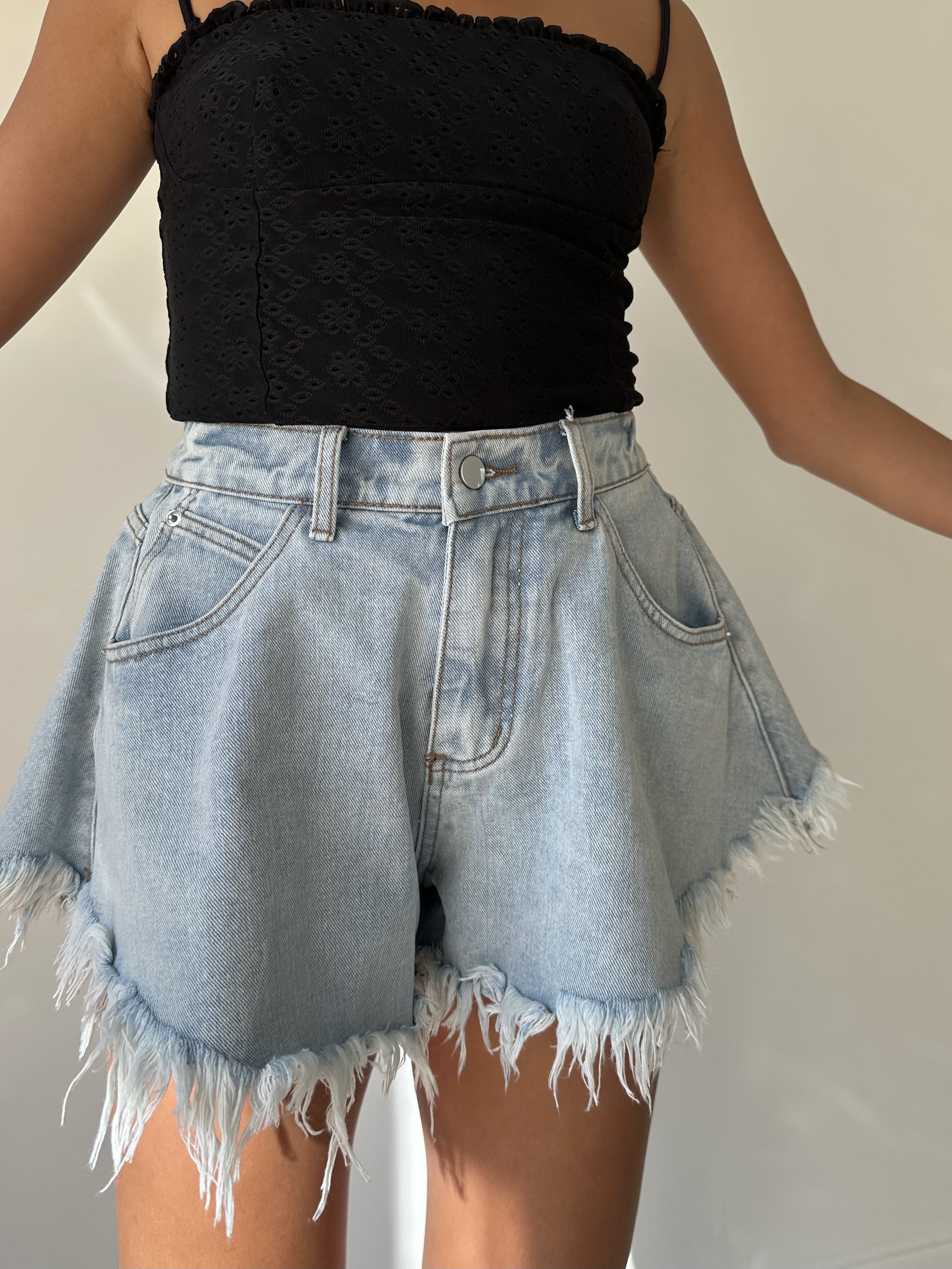 Maurice paris Short Short IRIS bleu ciel