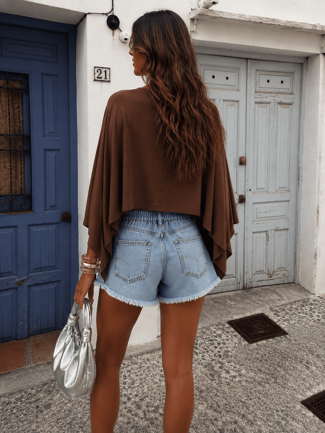 Maurice paris Short Short IRIS bleu ciel