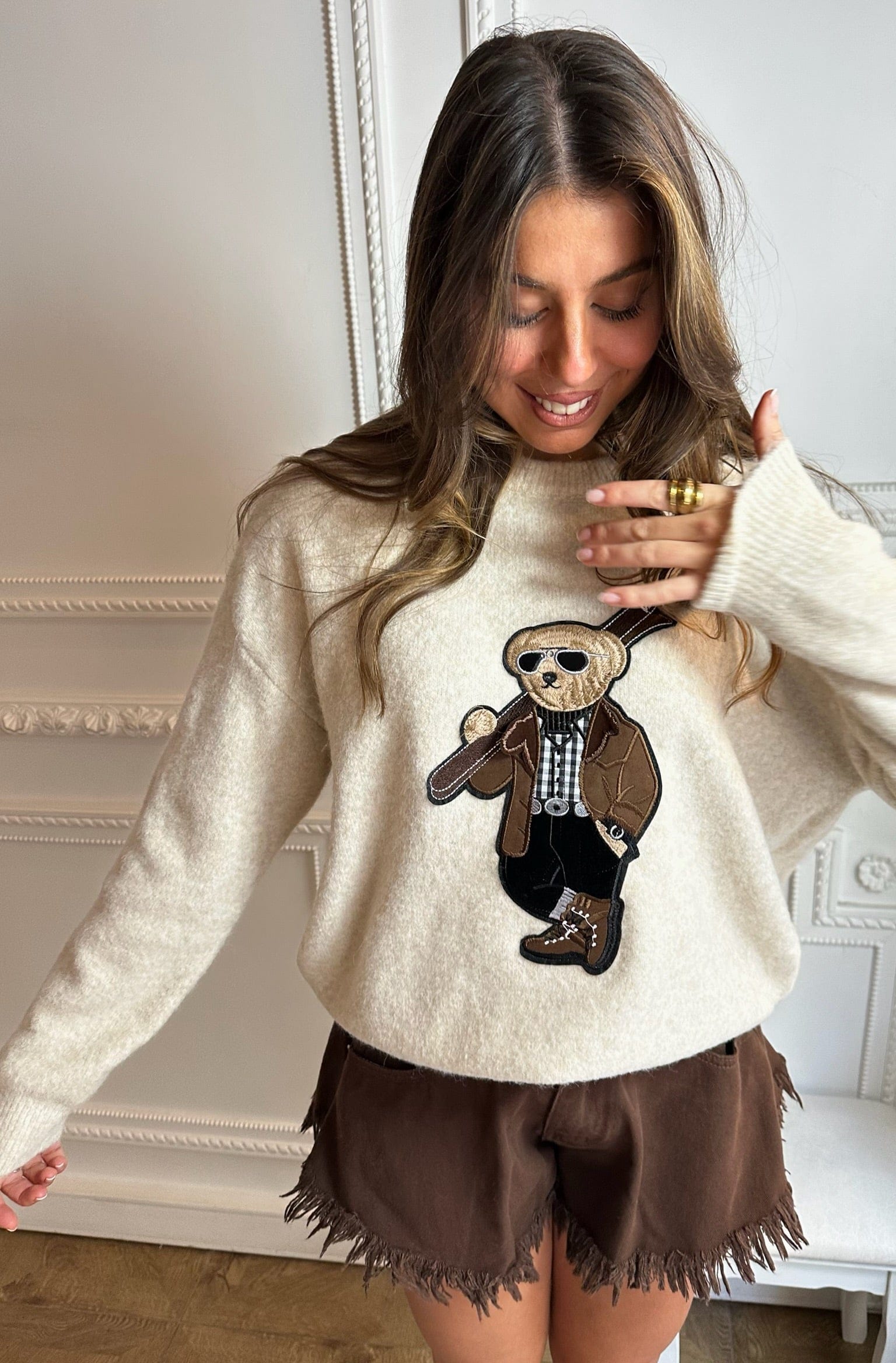 Maurice paris Short Short IRIS choco