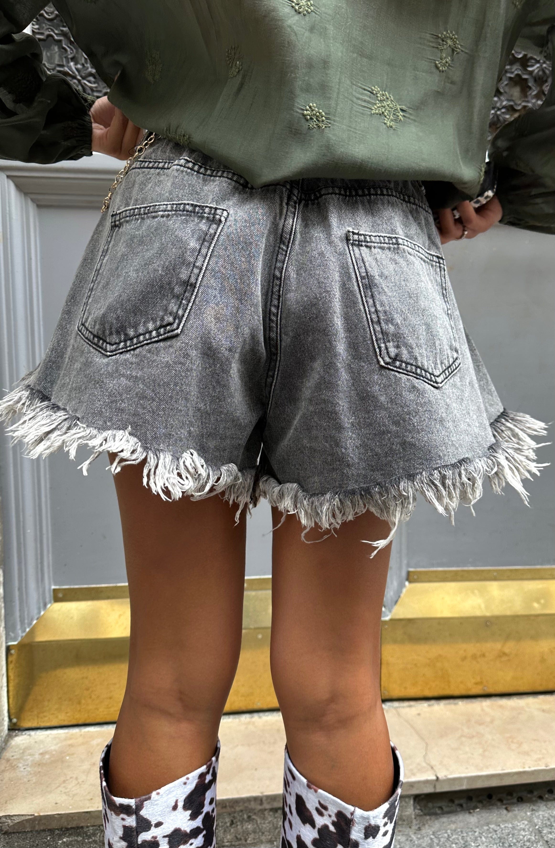 Maurice paris Short Short IRIS gris
