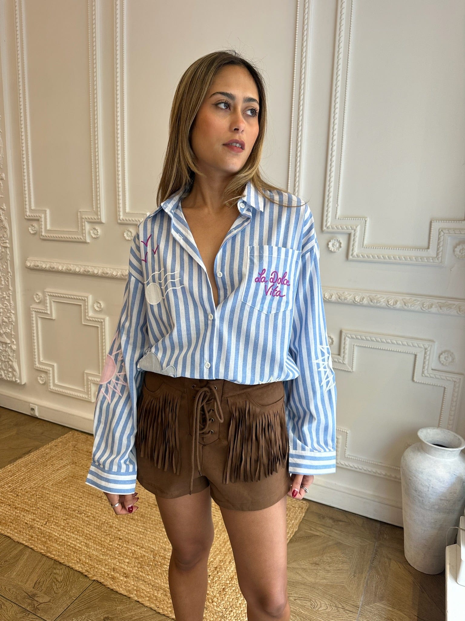 Maurice paris Short Short SUEDE