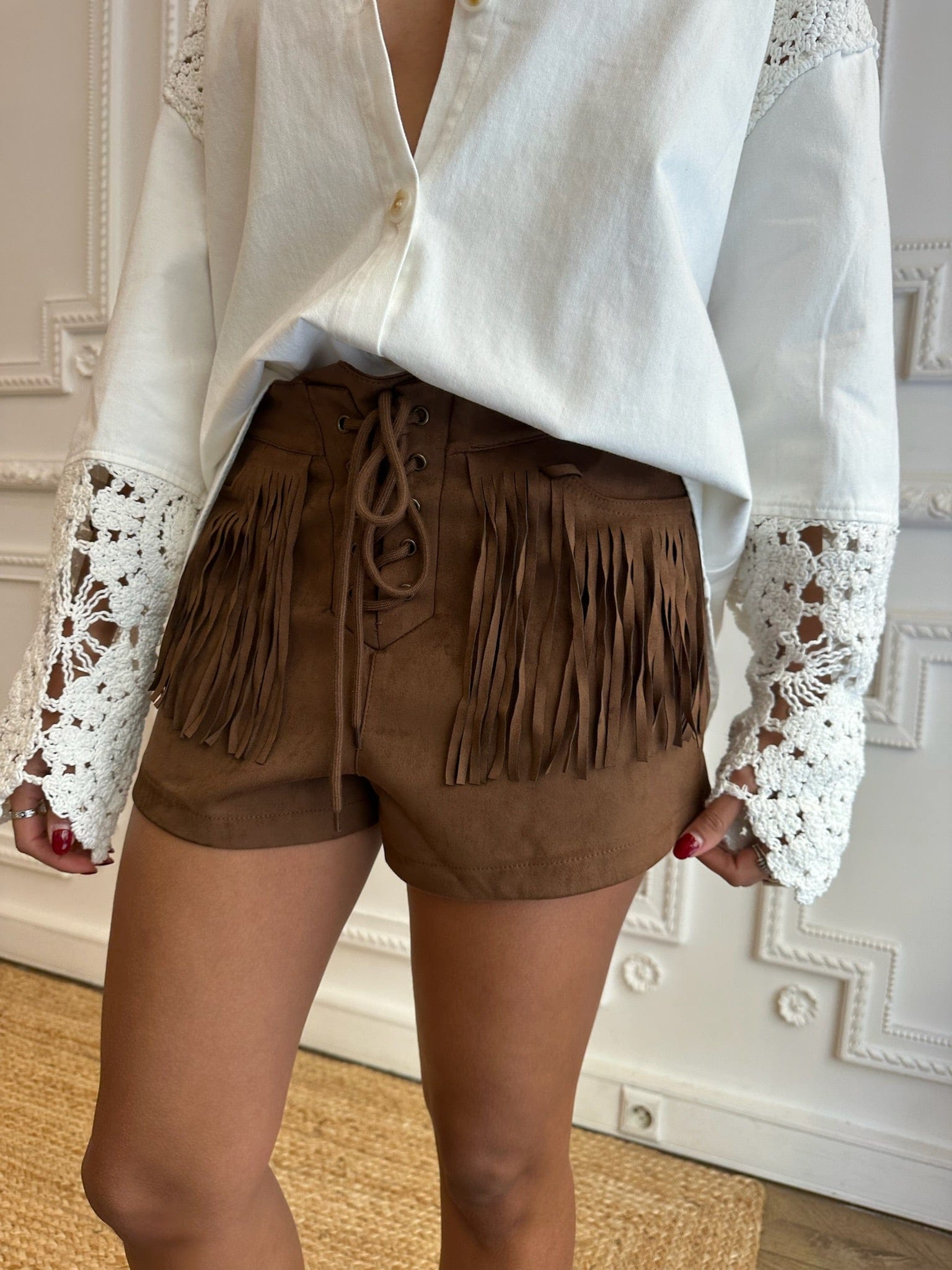 Maurice paris Short Short SUEDE