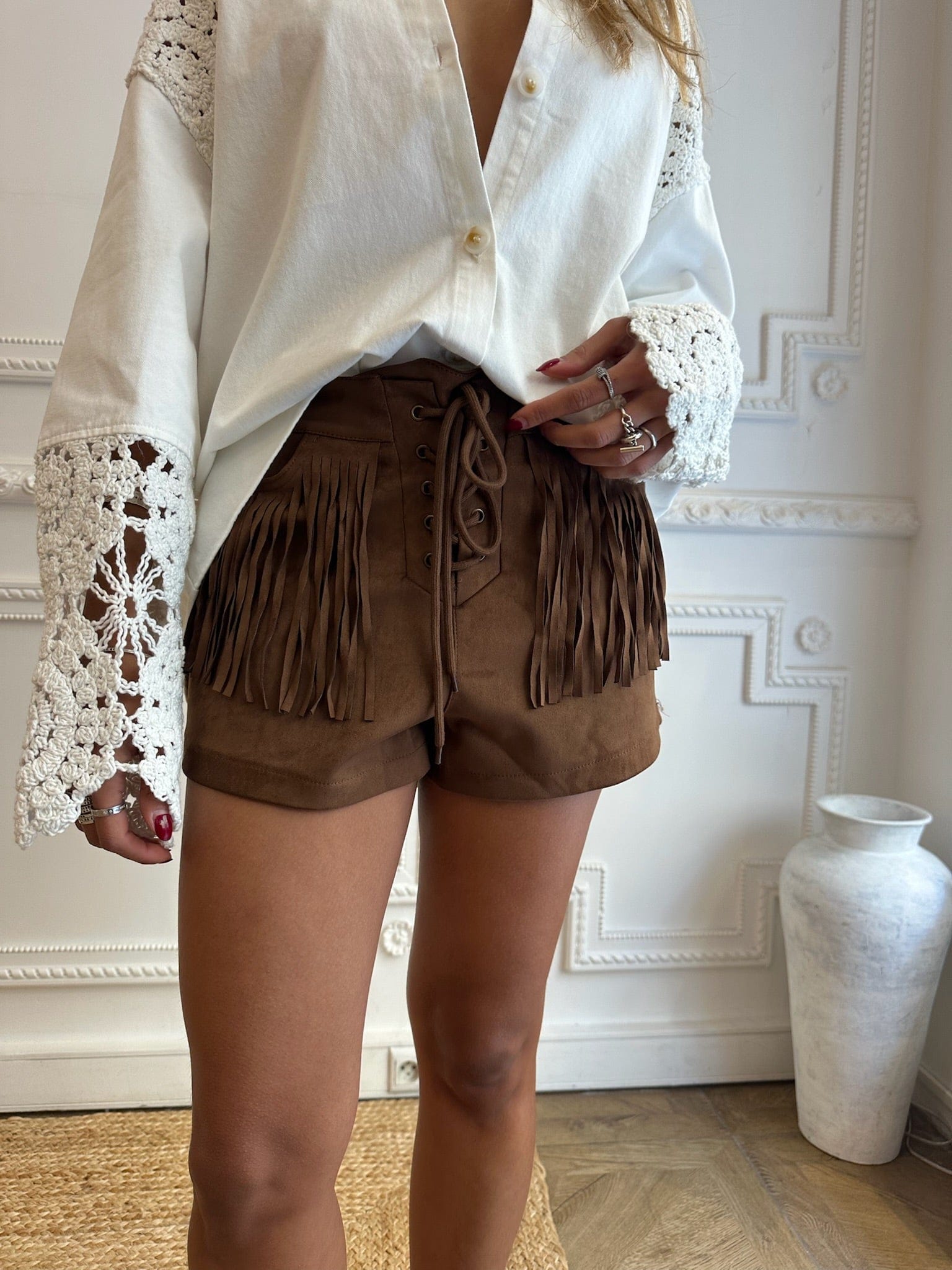 Maurice paris Short Short SUEDE