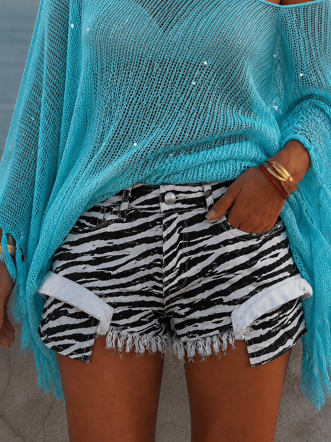 Maurice paris Short Short ZEBRA