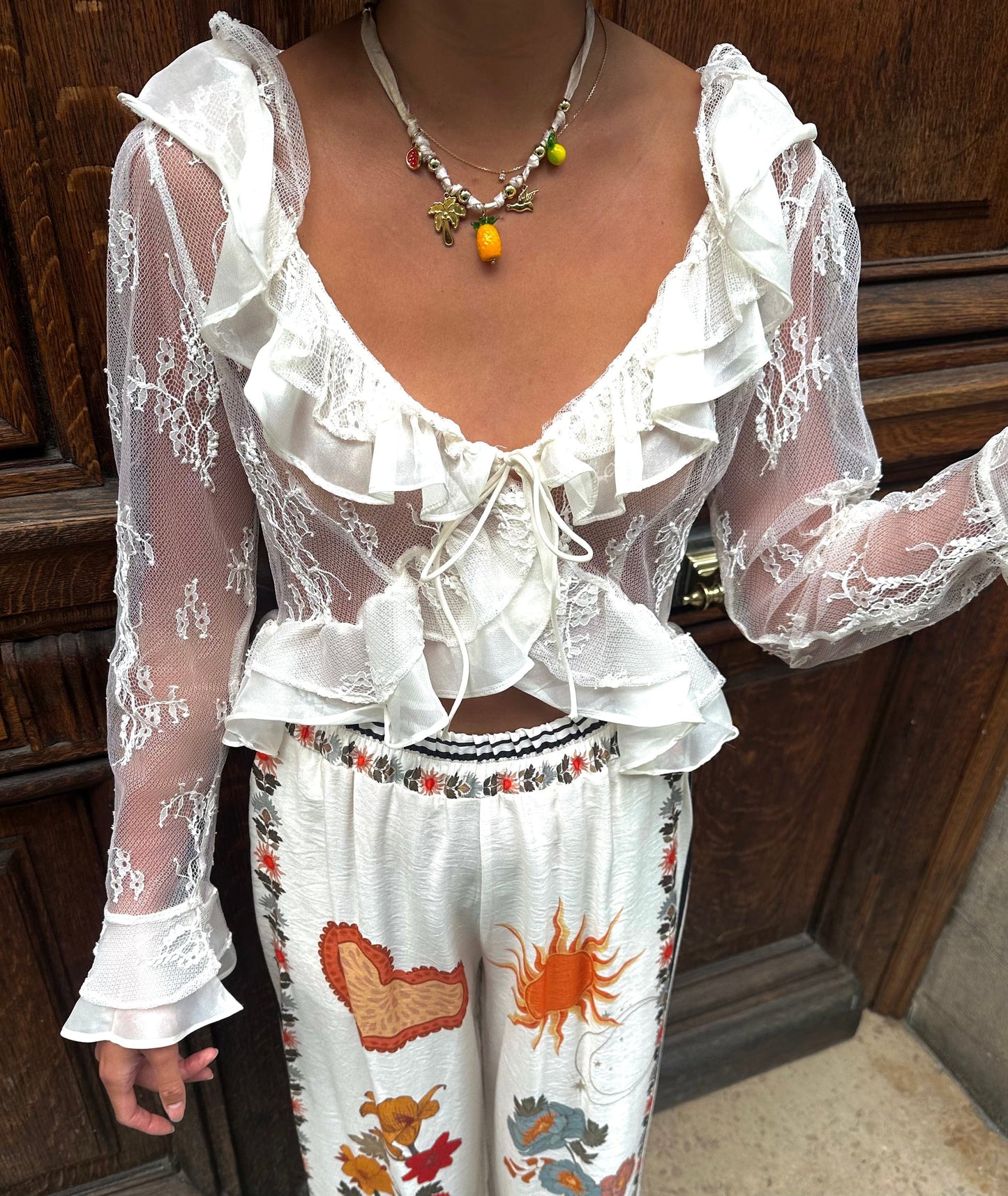 Maurice paris Top PLUME
