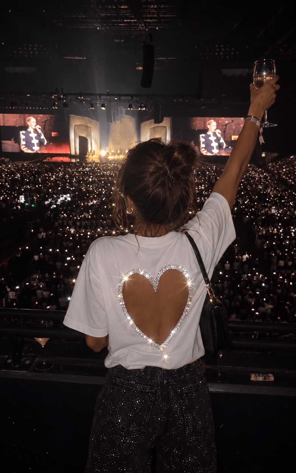Maurice paris Top Titre par défaut T-shirt CELINEFOREVER blanc
