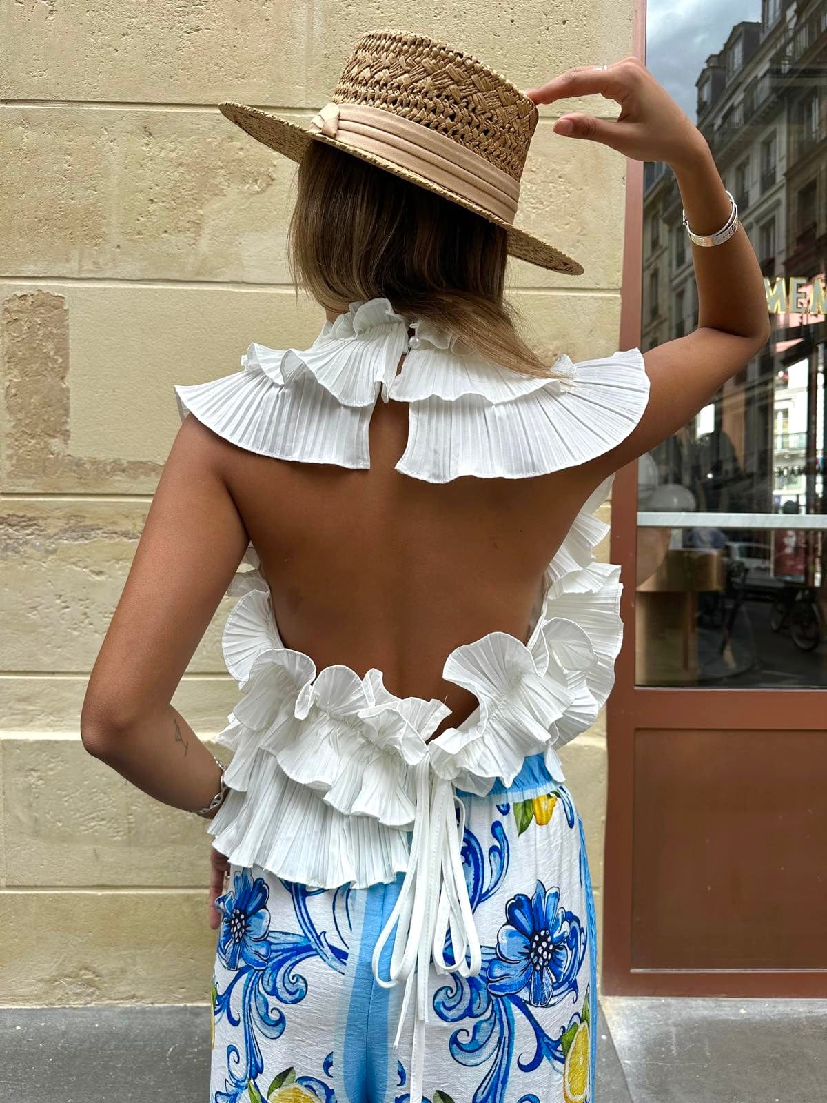 Maurice paris Top Top Shilo blanc