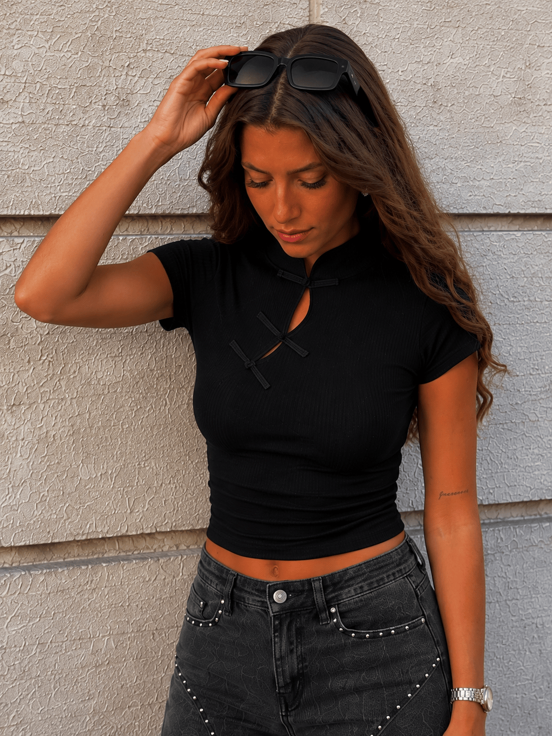 Maurice paris Top Top TOKYO noir