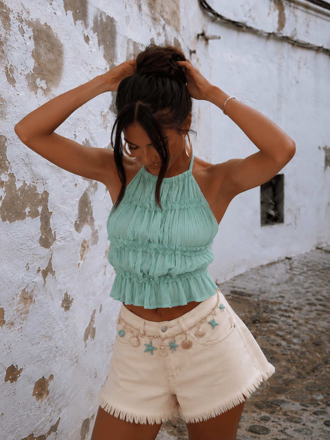 Maurice Paris Top Top TURQUOISE