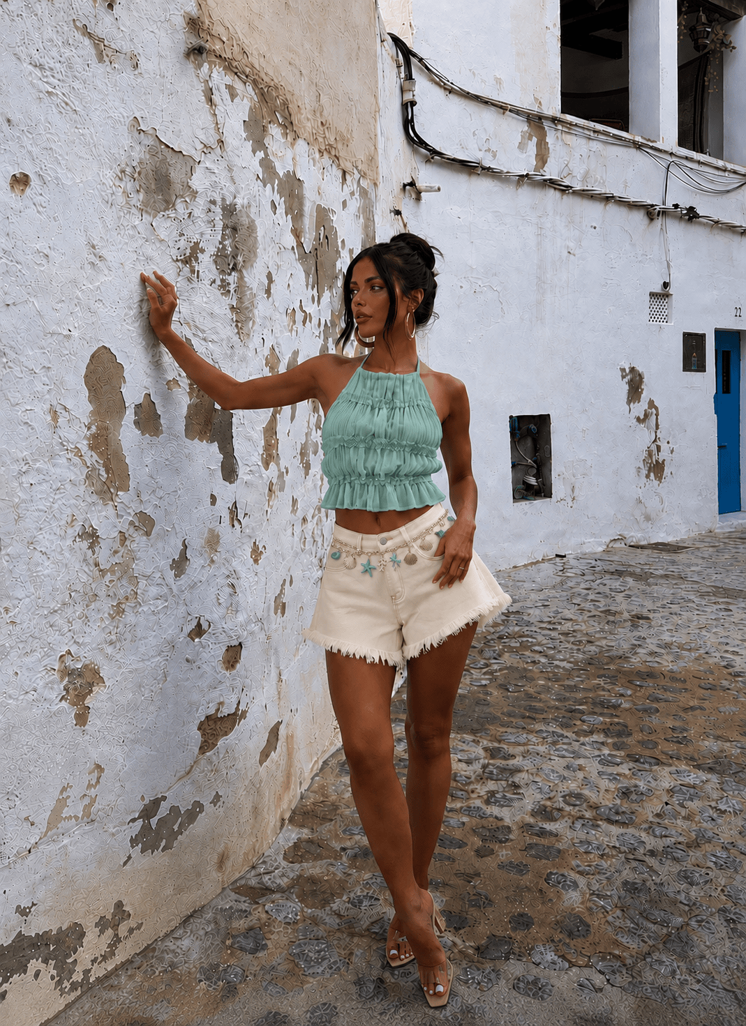 Maurice Paris Top Top TURQUOISE