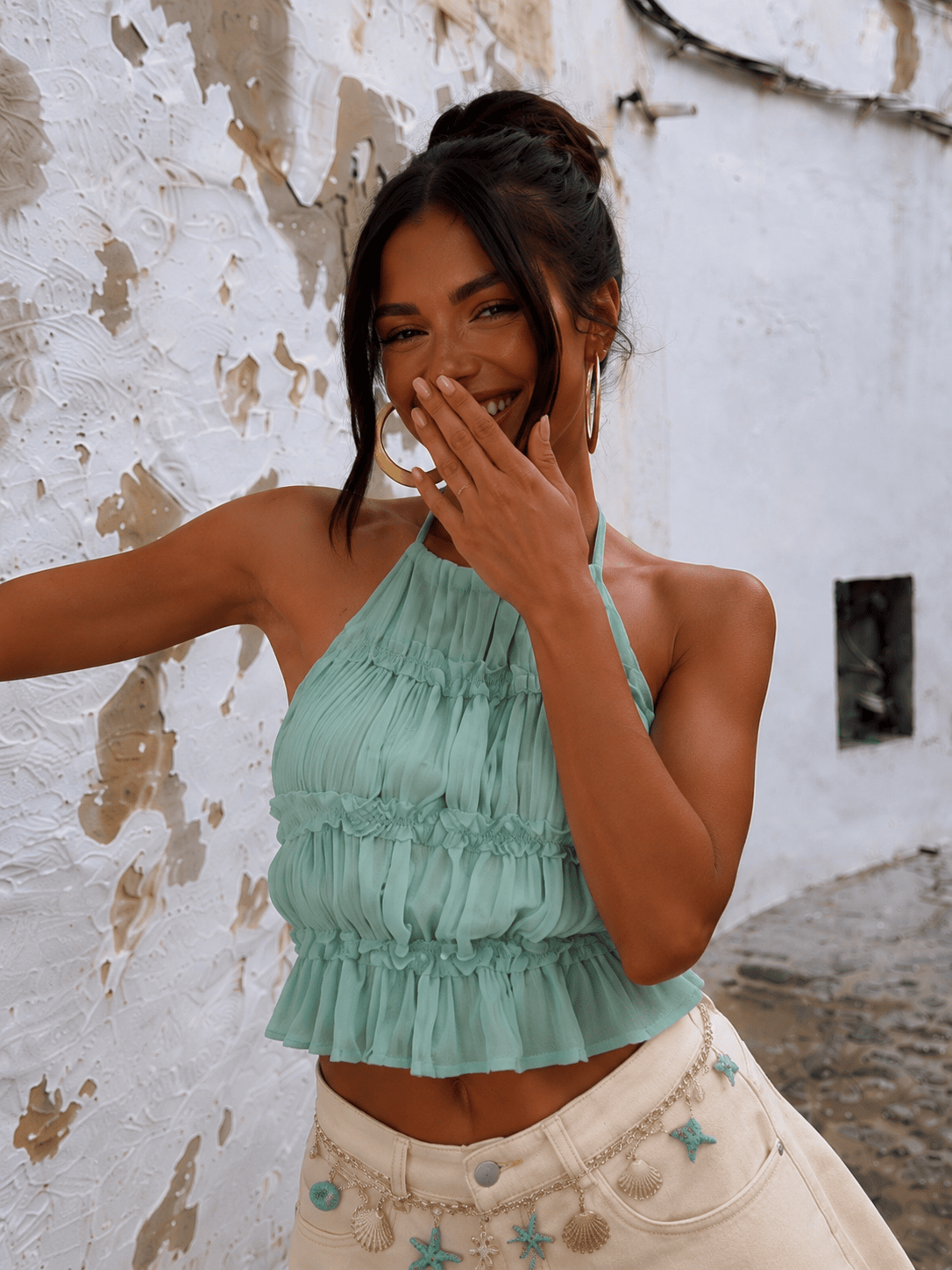 Maurice Paris Top Top TURQUOISE