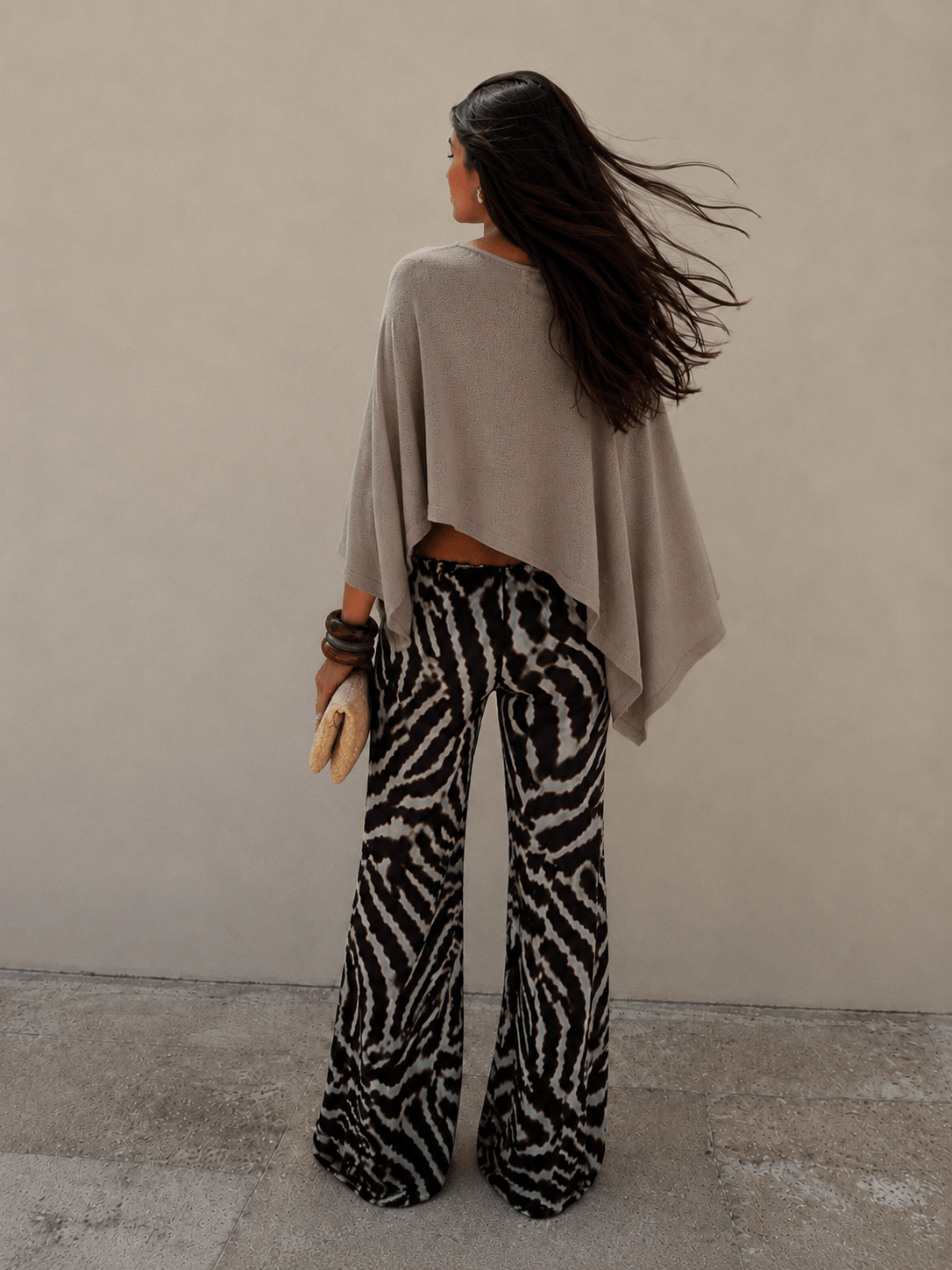 Maurice paris Top Top WYDE taupe