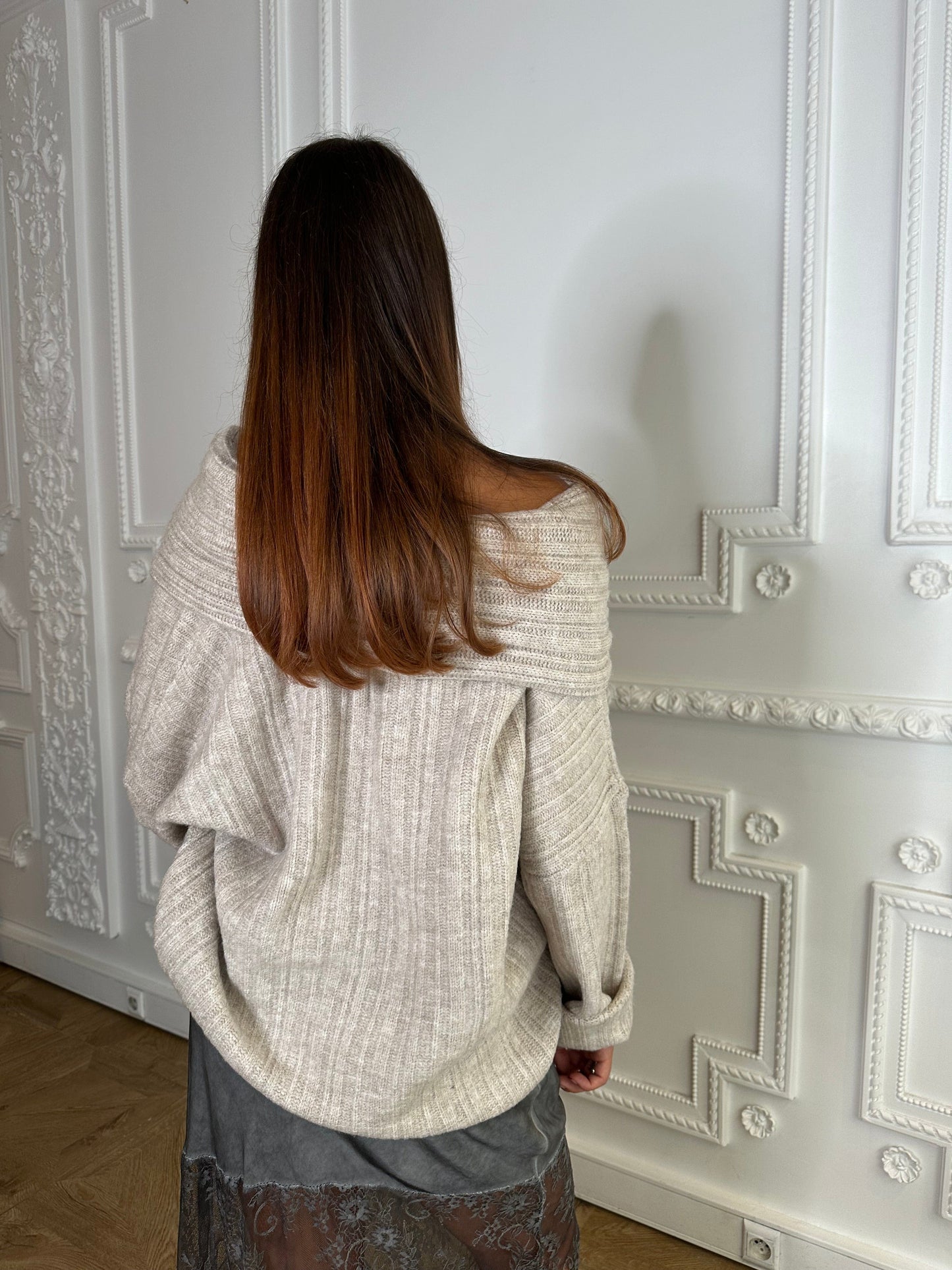 Maurice paris Top TU Pull ZEUS beige