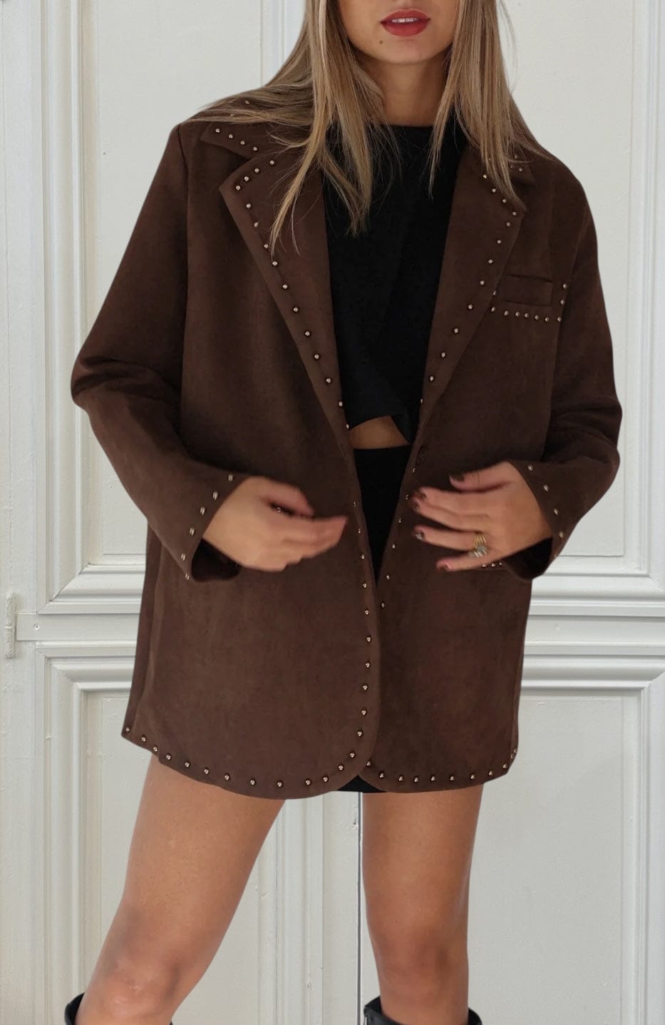 Maurice paris Veste Blazer CLYDE chocolat