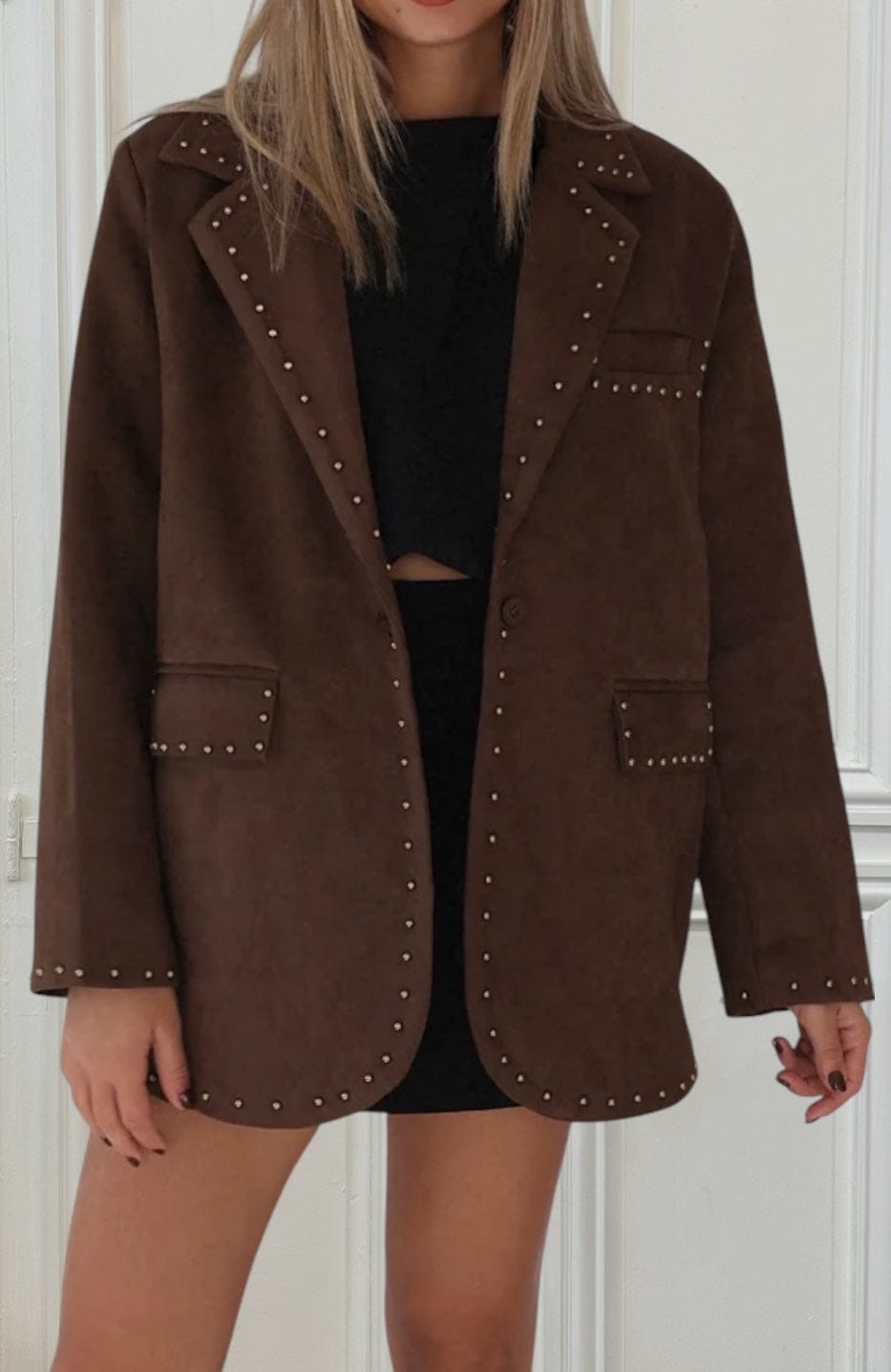 Maurice paris Veste Blazer CLYDE chocolat