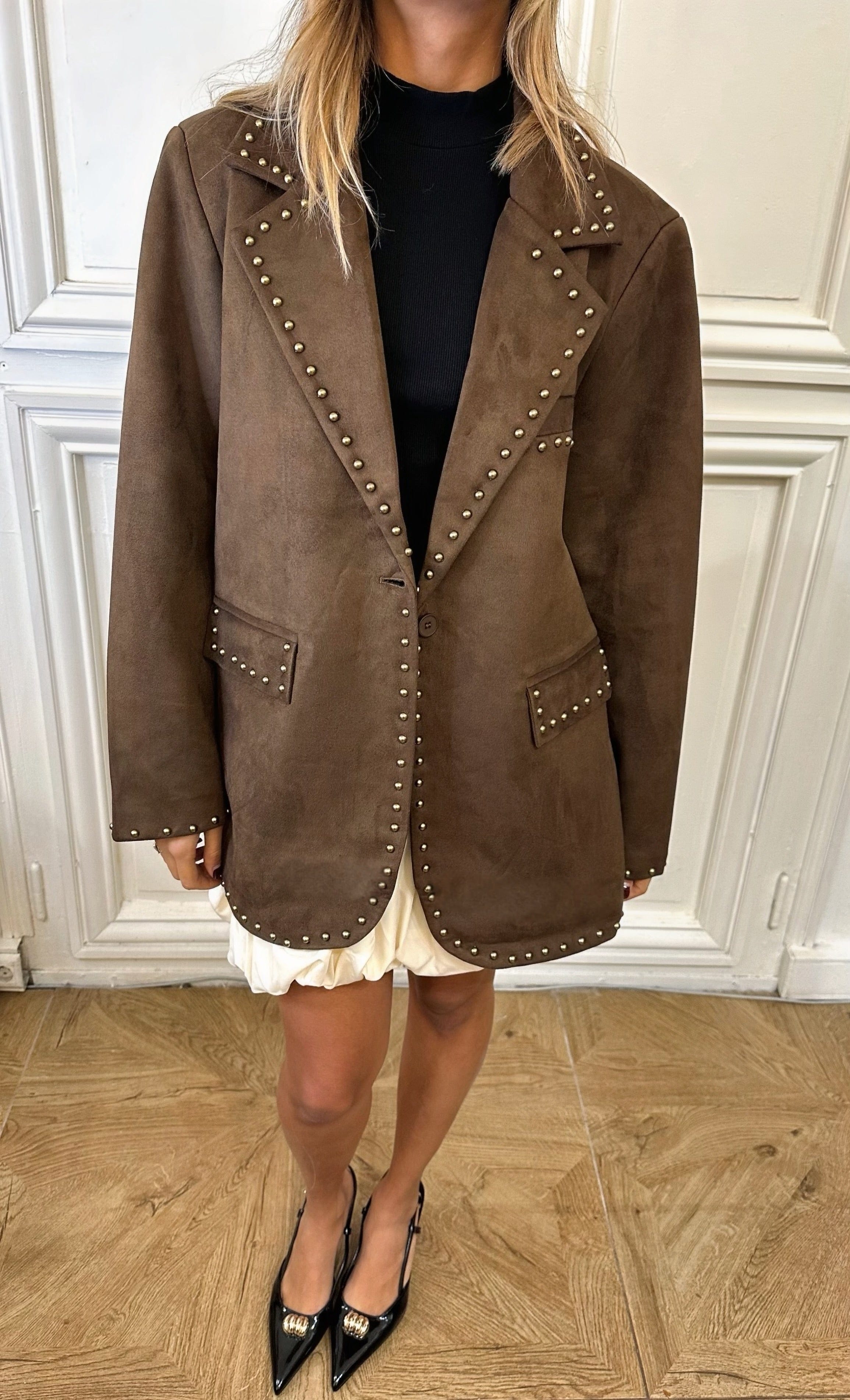 Maurice paris Veste Blazer CLYDE chocolat