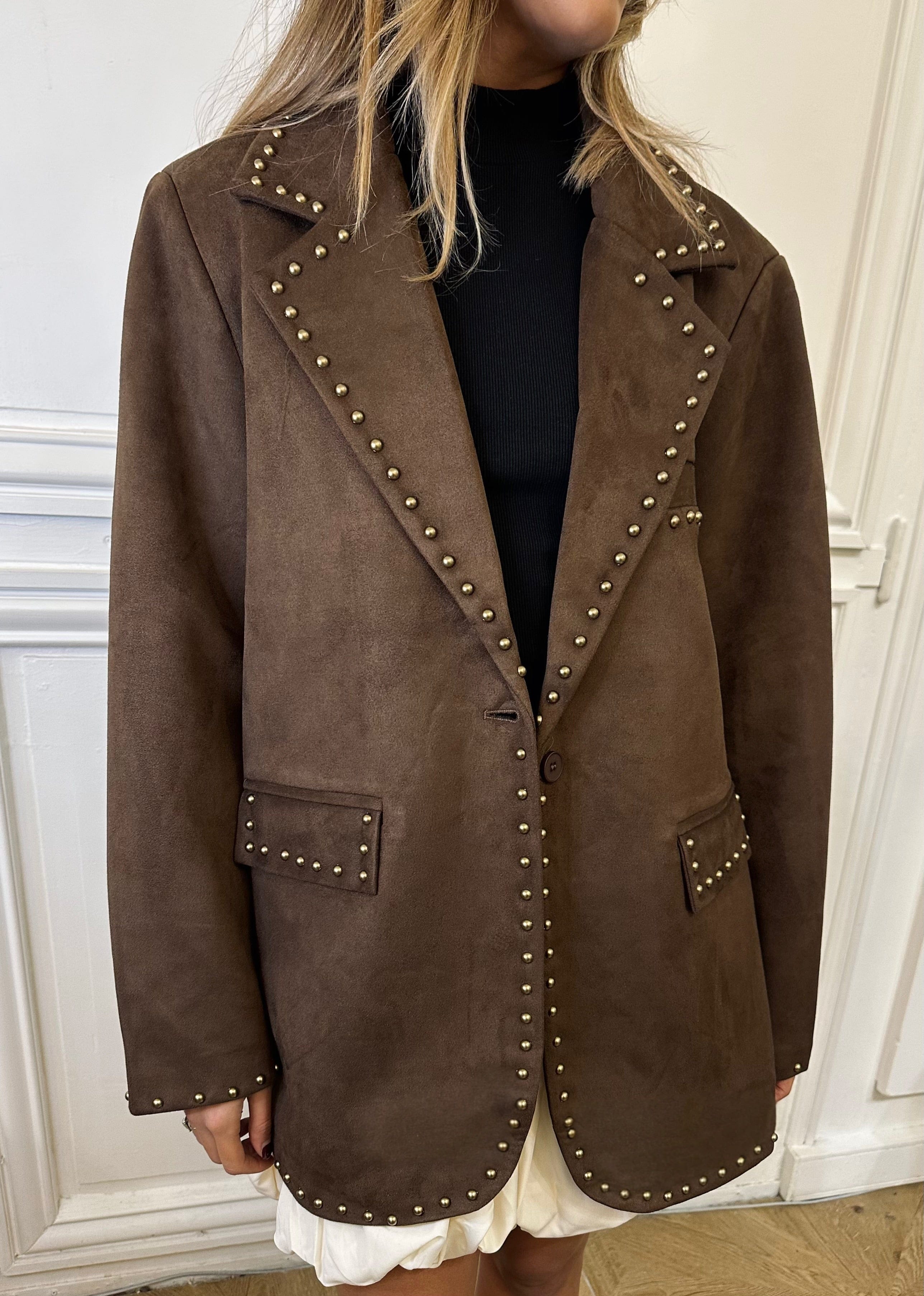 Maurice paris Veste Blazer CLYDE chocolat