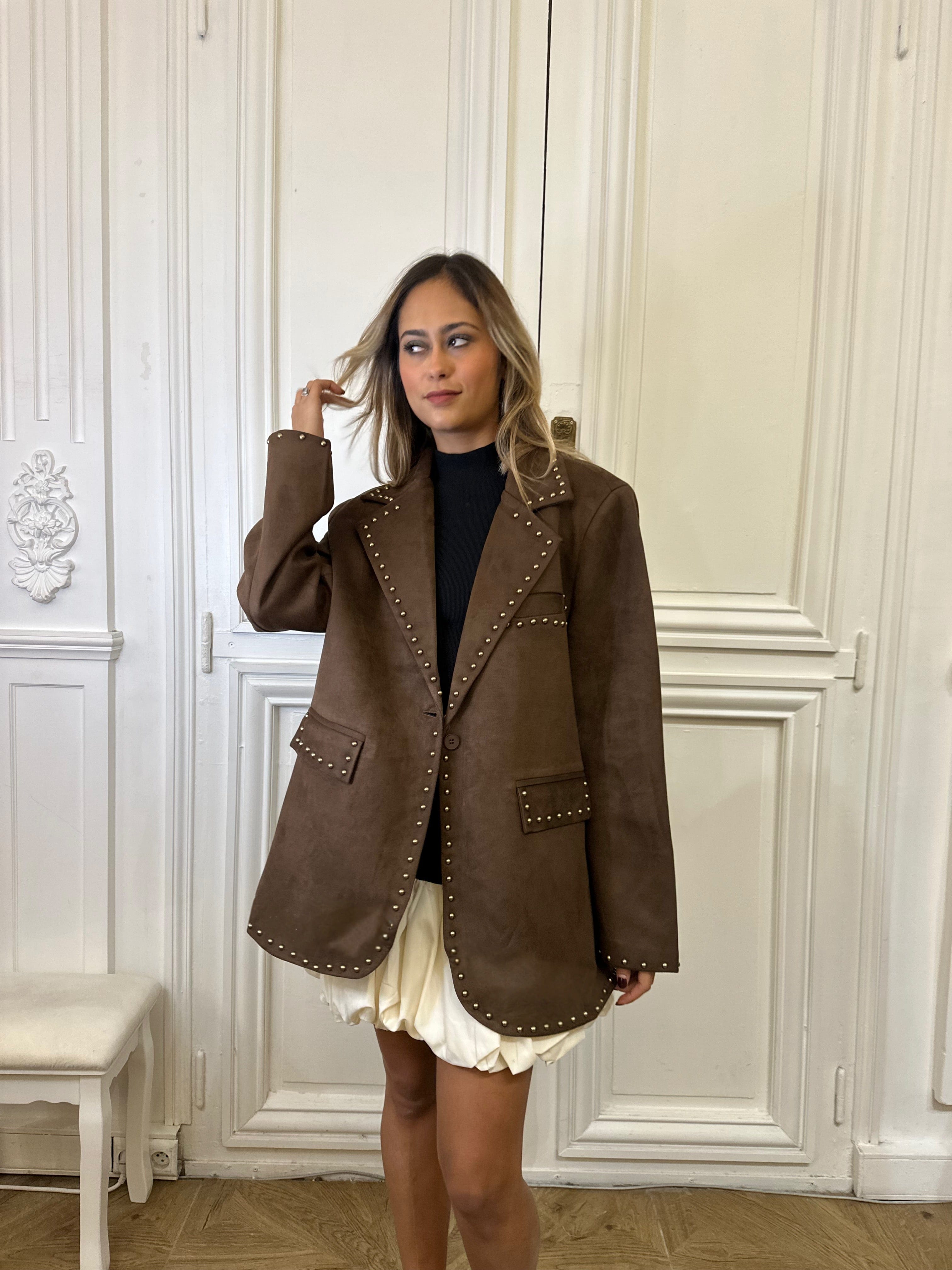 Maurice paris Veste Blazer CLYDE chocolat