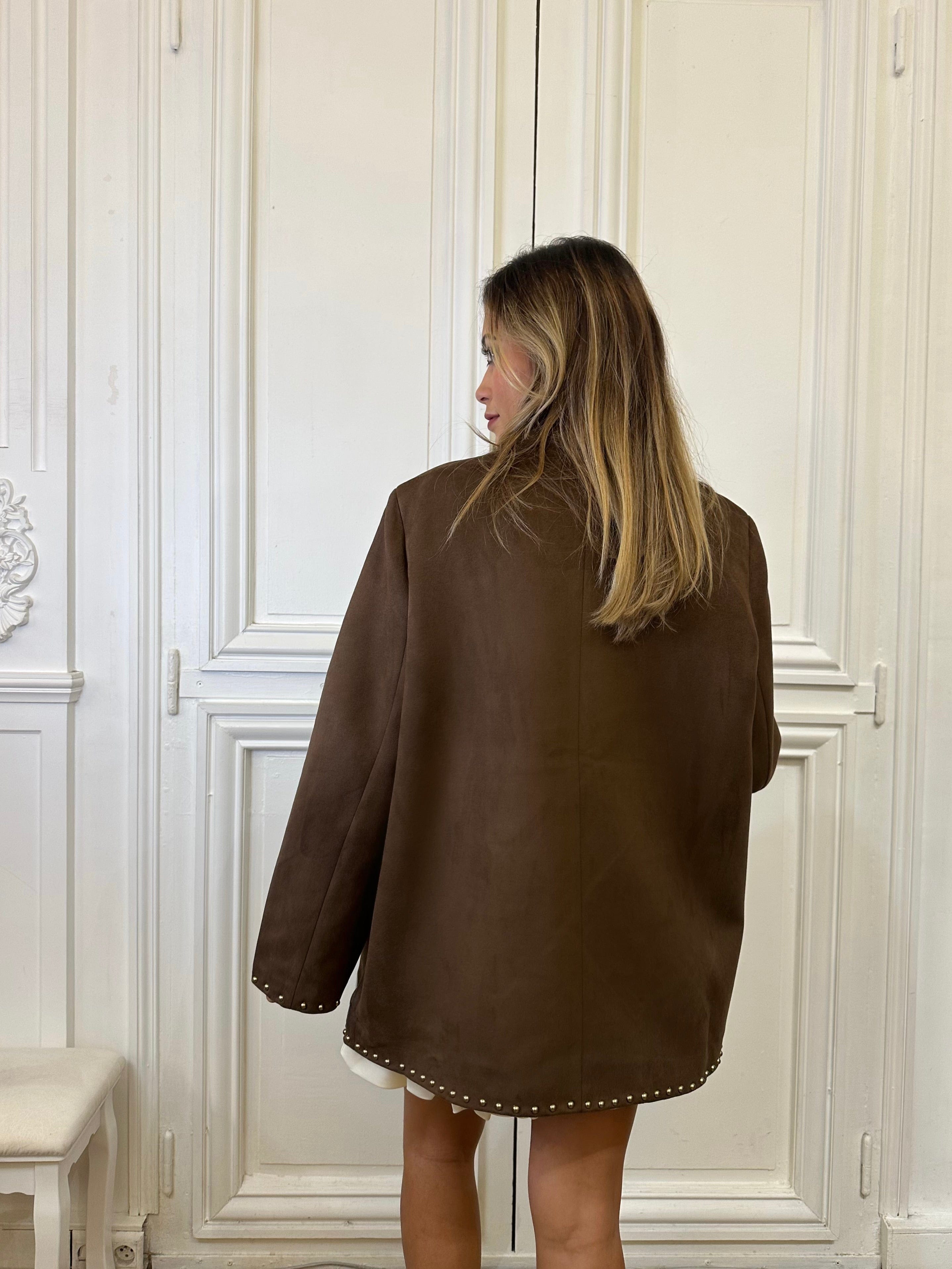 Maurice paris Veste Blazer CLYDE chocolat